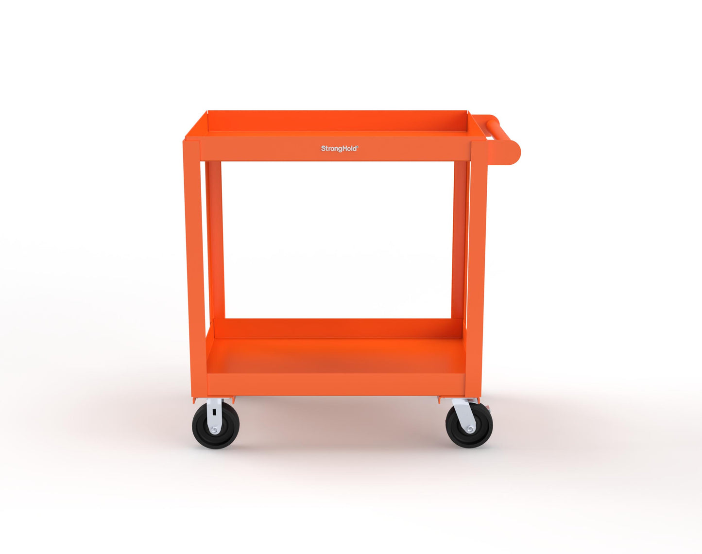 Extreme Duty 12 GA Mobile Service Cart with 12 GA Steel Top, 2 Shelves - 36 in. W x 24 in. D x 40 in. H - SC2436-2-2009