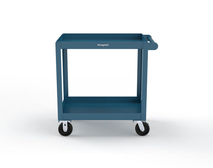 Extreme Duty 12 GA Mobile Service Cart with 12 GA Steel Top, 2 Shelves - 36 in. W x 24 in. D x 40 in. H - SC2436-2-5001