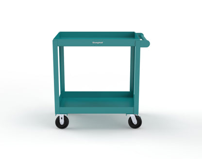 Extreme Duty 12 GA Mobile Service Cart with 12 GA Steel Top, 2 Shelves - 36 in. W x 24 in. D x 40 in. H - SC2436-2-5021