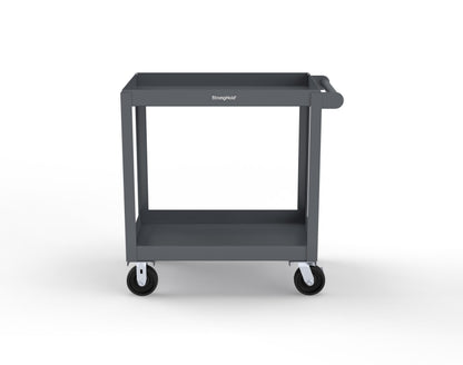 Extreme Duty 12 GA Mobile Service Cart with 12 GA Steel Top, 2 Shelves - 36 in. W x 24 in. D x 40 in. H - SC2436-2-7024