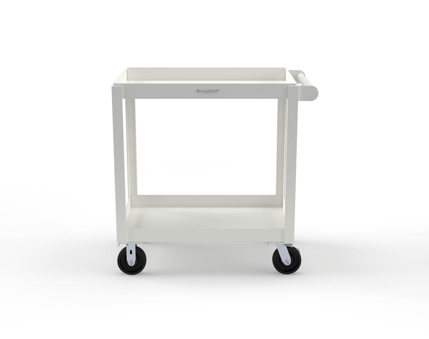 Extreme Duty 12 GA Mobile Service Cart with 12 GA Steel Top, 2 Shelves - 36 in. W x 24 in. D x 40 in. H - SC2436-2-9003