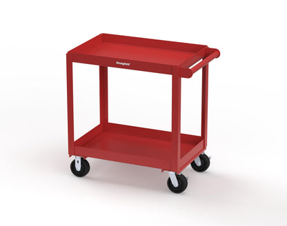 Extreme Duty 12 GA Mobile Service Cart with 12 GA Steel Top, 2 Shelves - 36 in. W x 24 in. D x 40 in. H - SC2436-2-3001