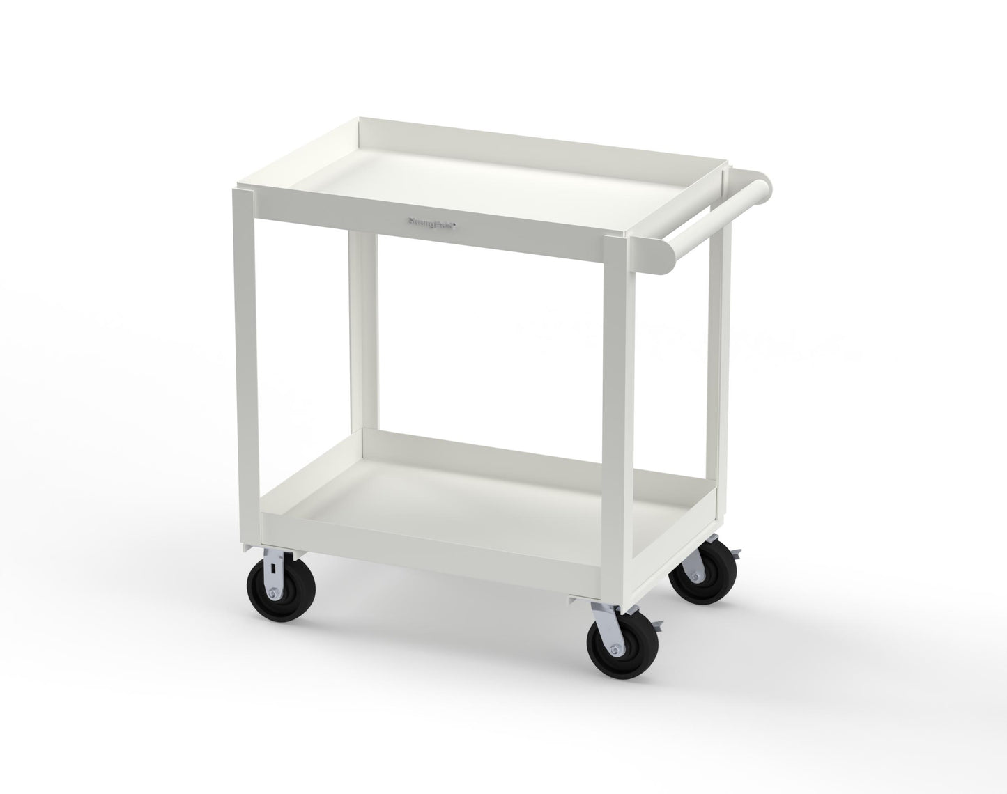 Extreme Duty 12 GA Mobile Service Cart with 12 GA Steel Top, 2 Shelves - 36 in. W x 24 in. D x 40 in. H - SC2436-2-9003