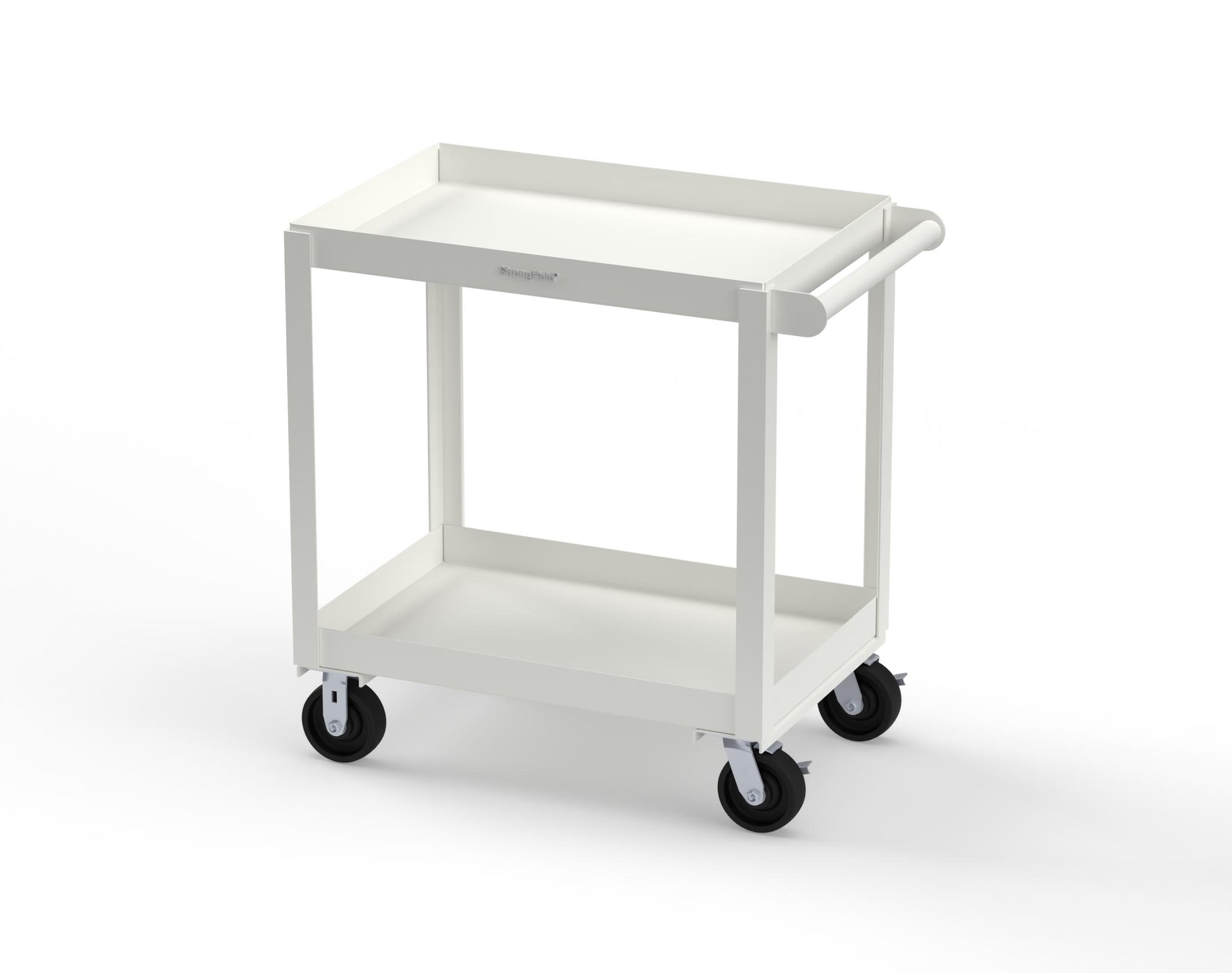 Extreme Duty 12 GA Mobile Service Cart with 12 GA Steel Top, 2 Shelves - 36 in. W x 24 in. D x 40 in. H - SC2436-2-9003