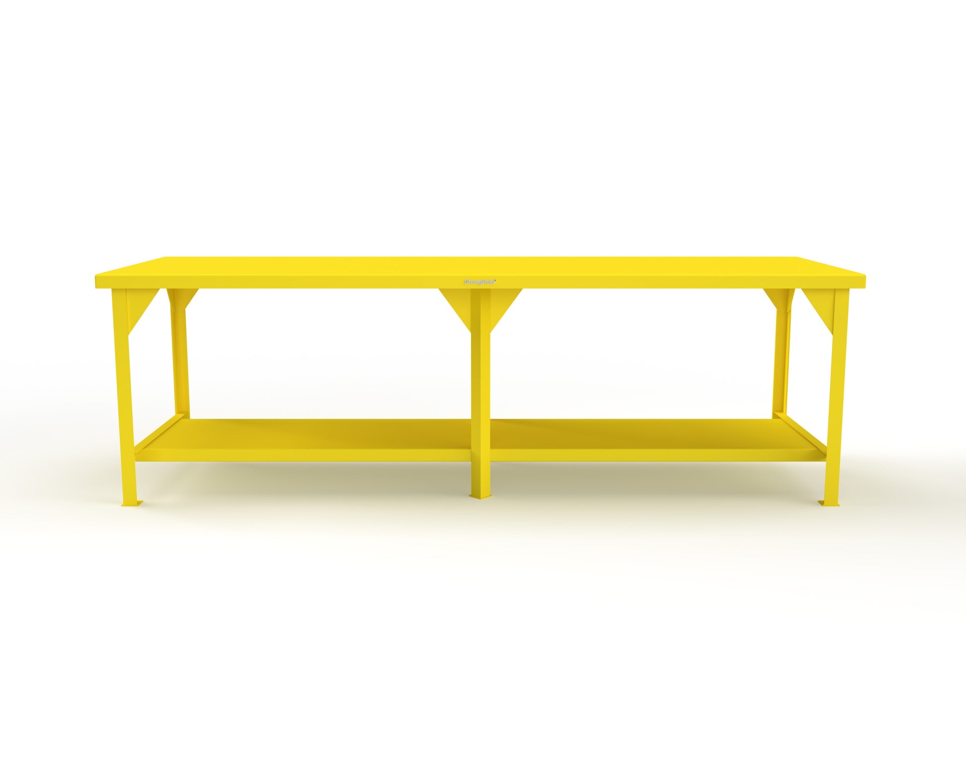 Extreme Duty 7 GA Shop Table with 1 Shelf - 108 In. W x 36 In. D x 34 In. H - T10836-1023
