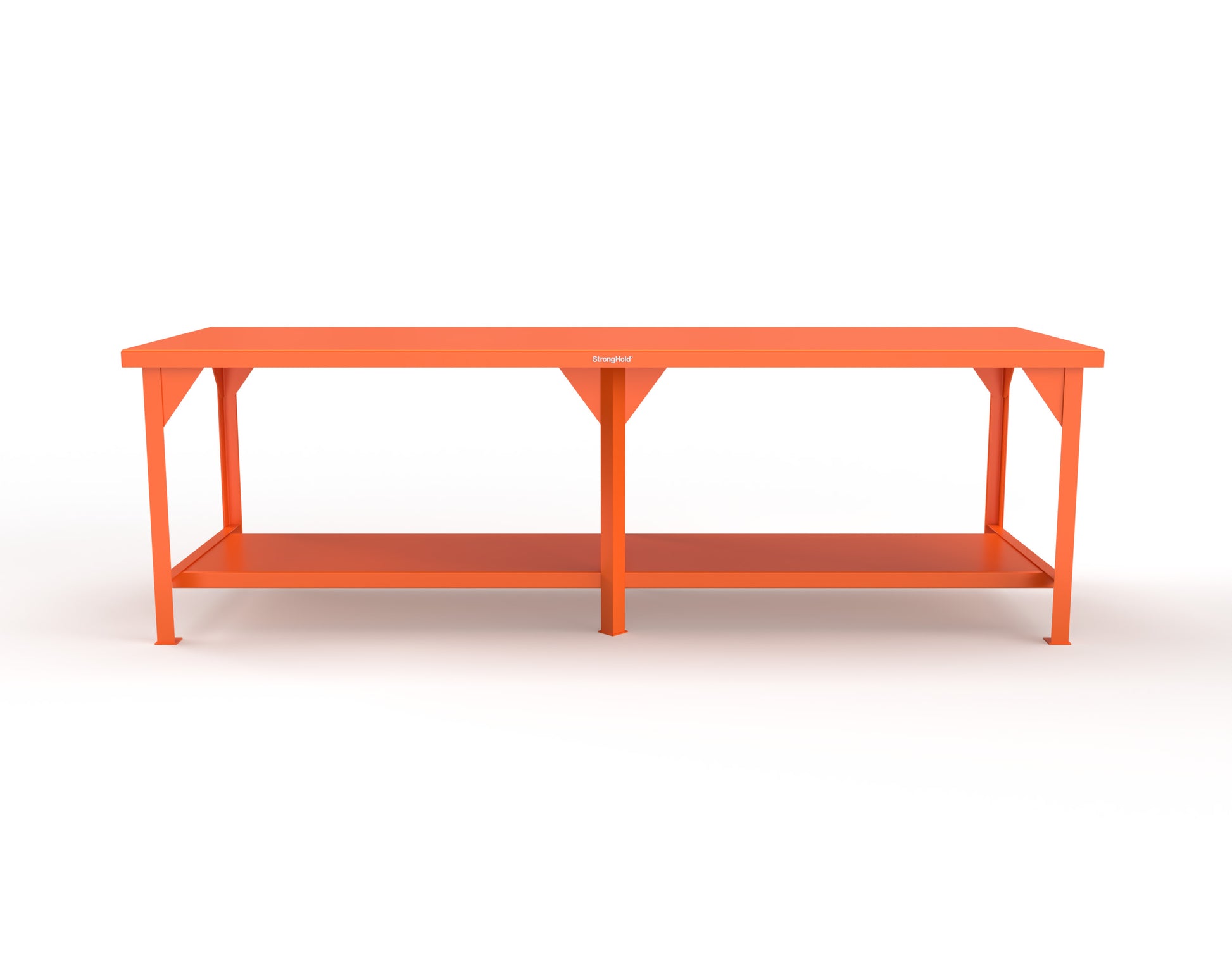 Extreme Duty 7 GA Shop Table with 1 Shelf - 108 In. W x 36 In. D x 34 In. H - T10836-2004