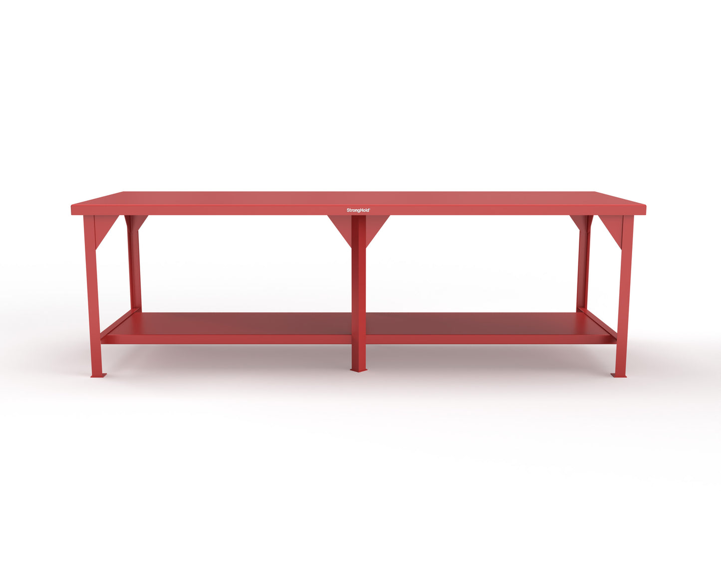 Extreme Duty 7 GA Shop Table with 1 Shelf - 108 In. W x 36 In. D x 34 In. H - T10836-3001