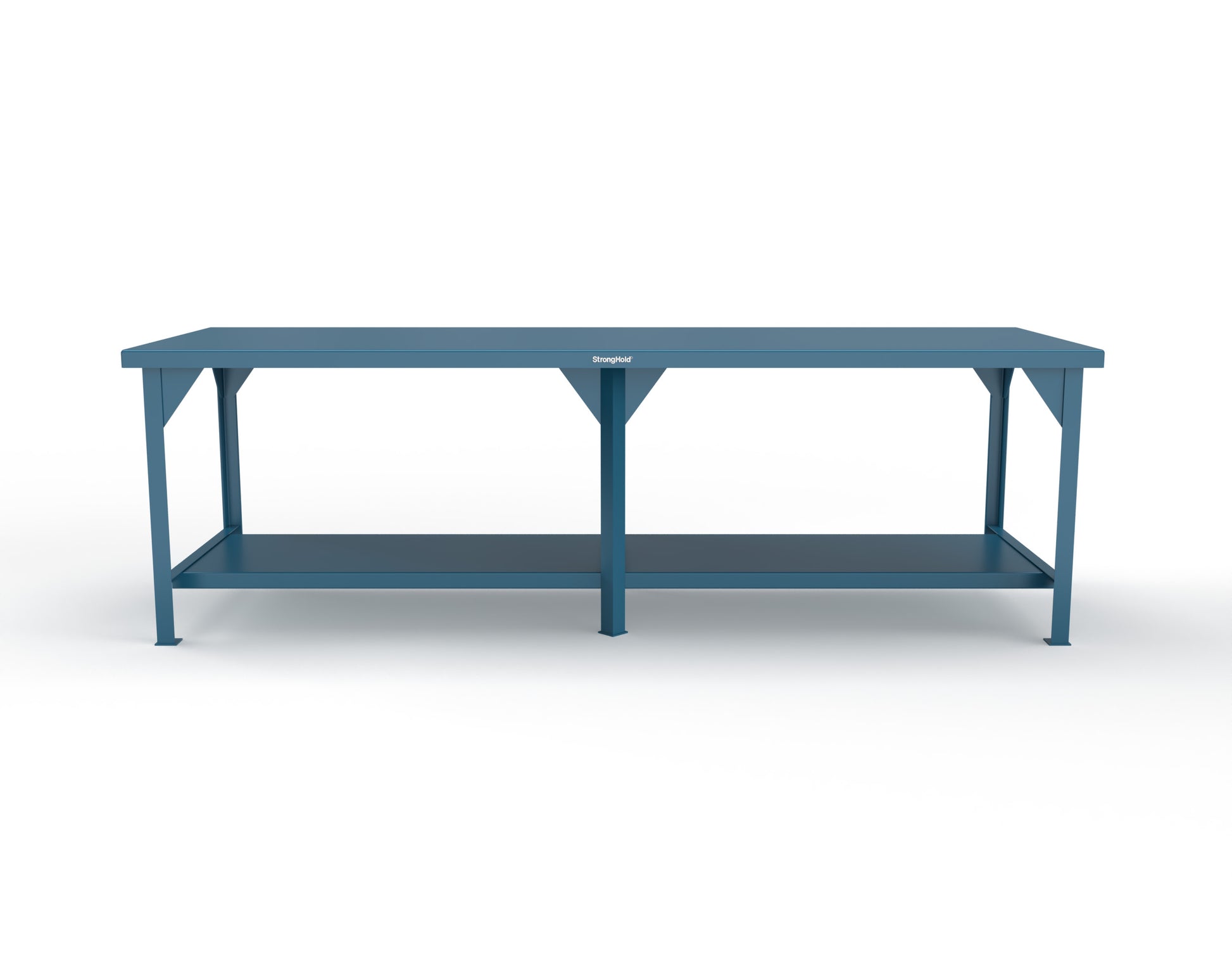 Extreme Duty 7 GA Shop Table with 1 Shelf - 108 In. W x 36 In. D x 34 In. H - T10836-5010
