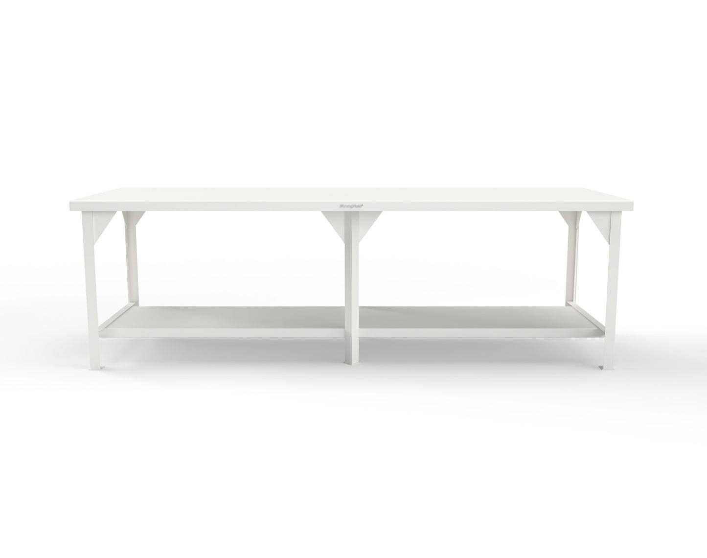 Extreme Duty 7 GA Shop Table with 1 Shelf - 108 In. W x 36 In. D x 34 In. H - T10836-9003