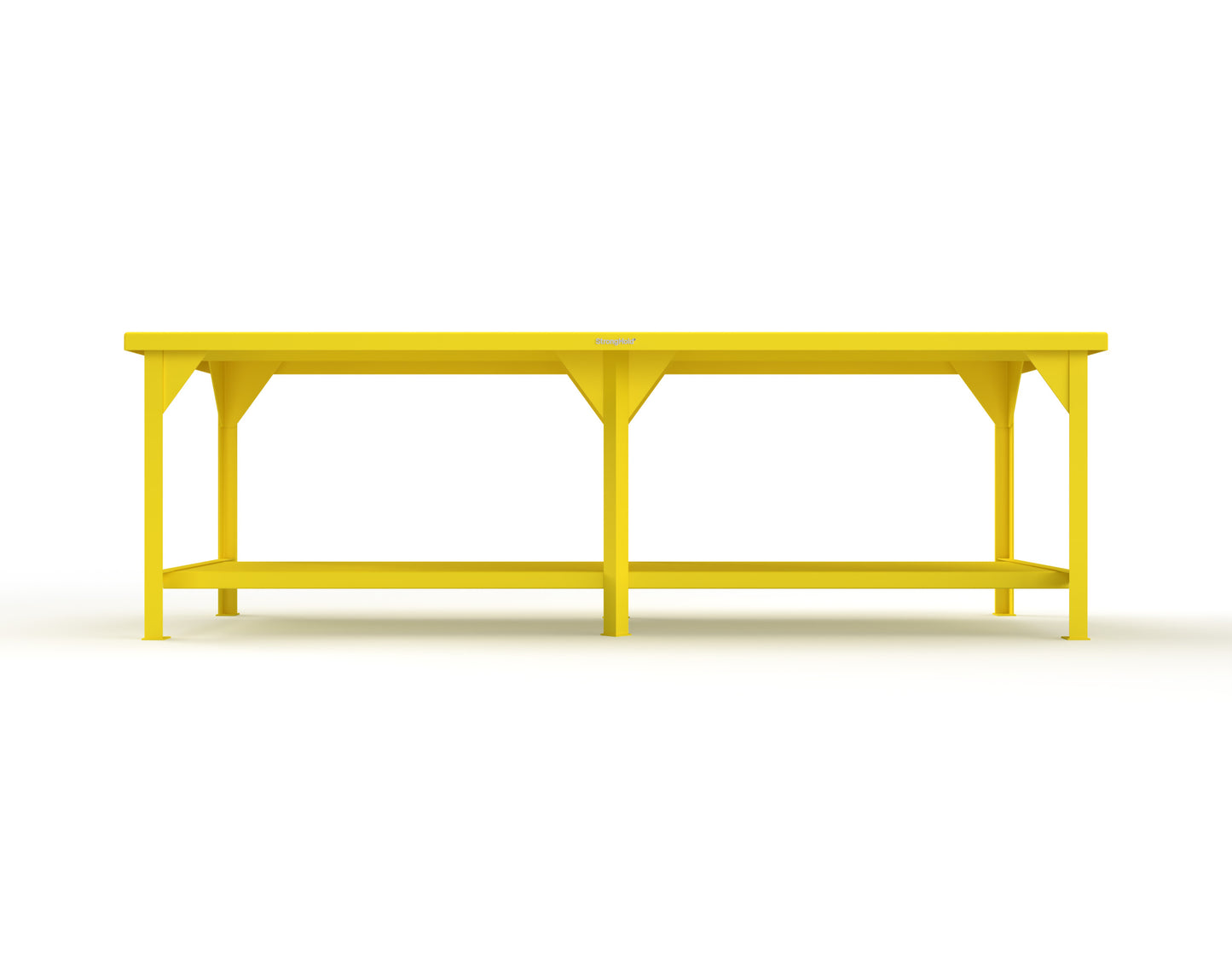 Extreme Duty 7 GA Shop Table with 1 Shelf - 108 In. W x 36 In. D x 34 In. H - T10836-1023