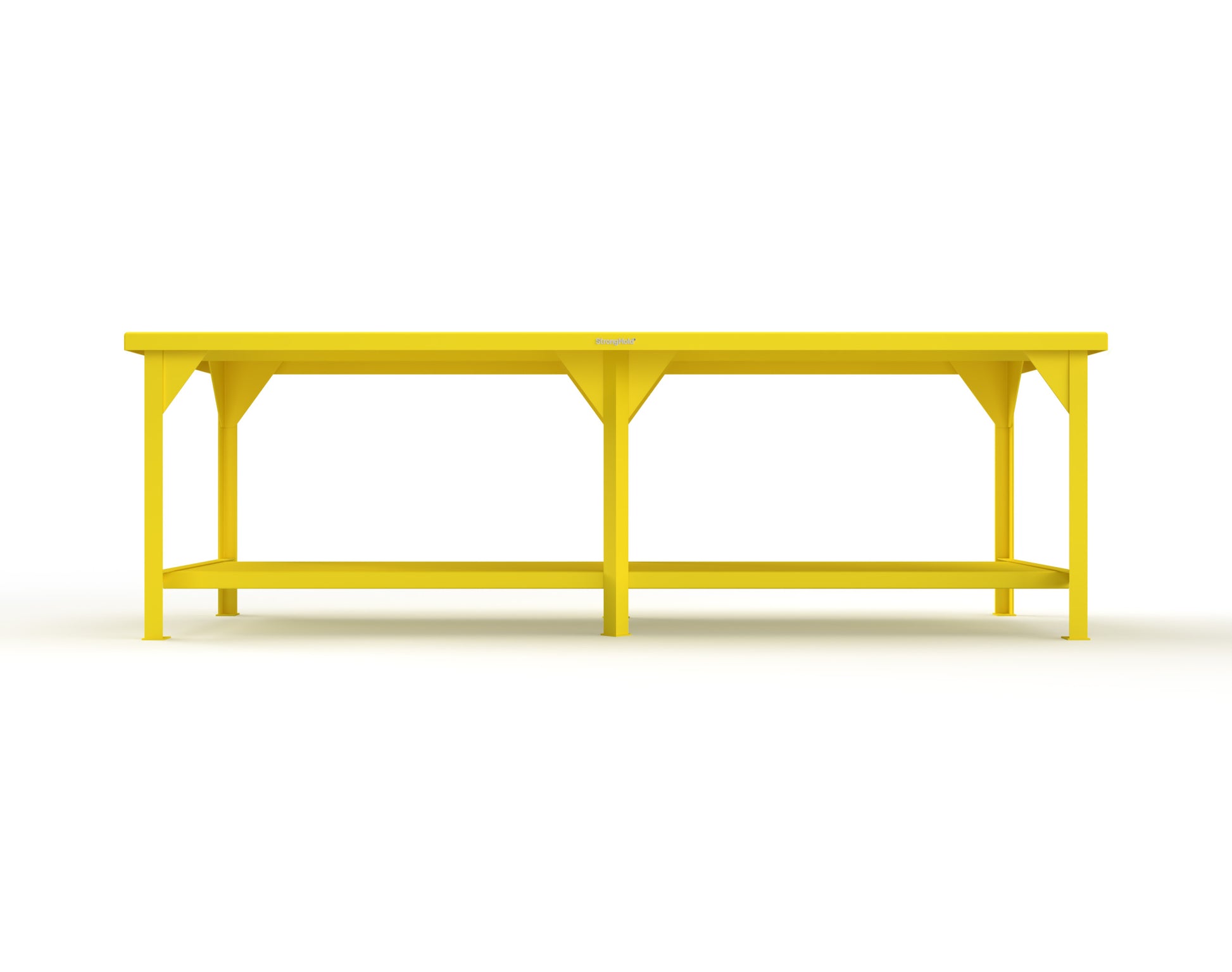 Extreme Duty 7 GA Shop Table with 1 Shelf - 108 In. W x 36 In. D x 34 In. H - T10836-1023