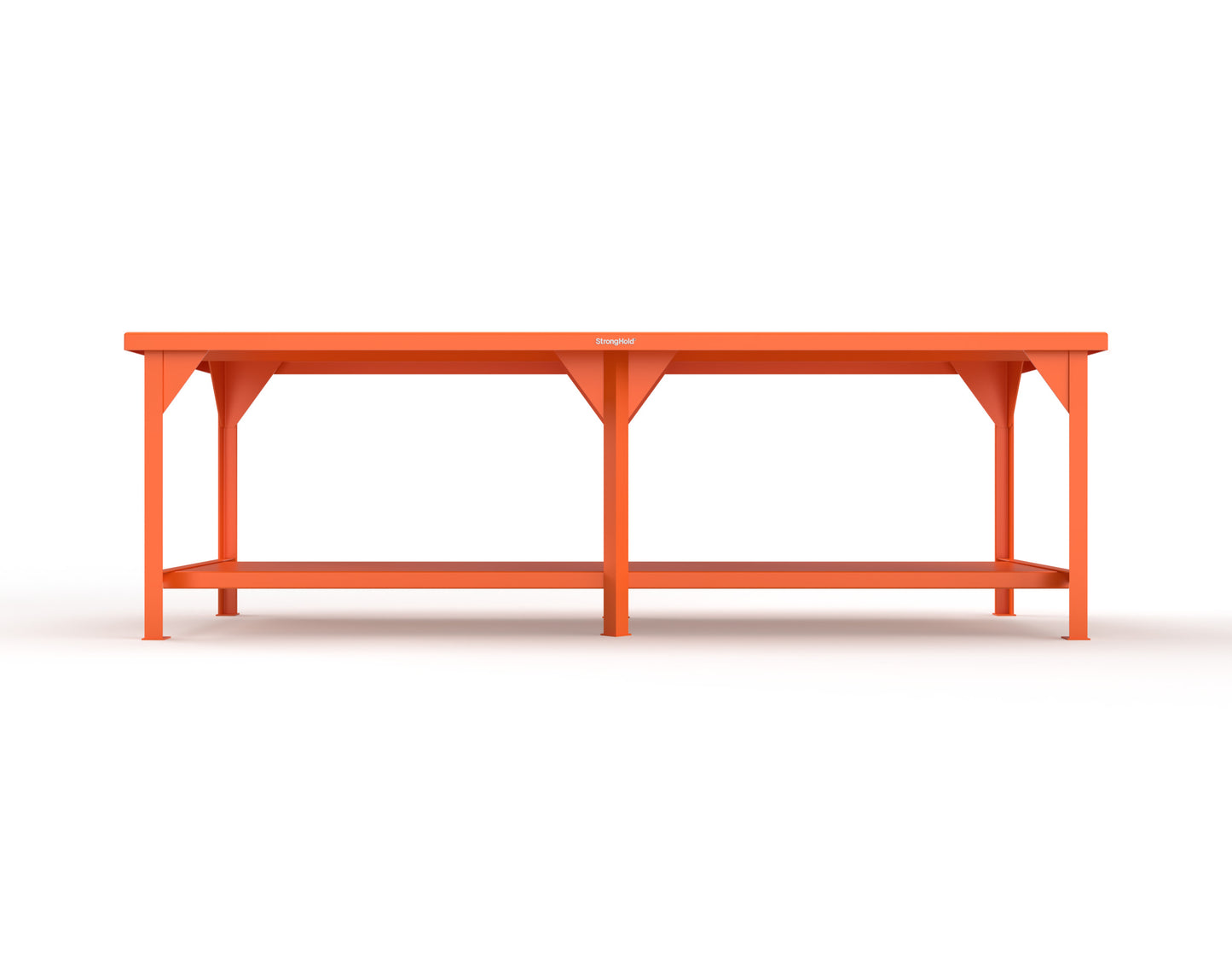 Extreme Duty 7 GA Shop Table with 1 Shelf - 108 In. W x 36 In. D x 34 In. H - T10836-2004