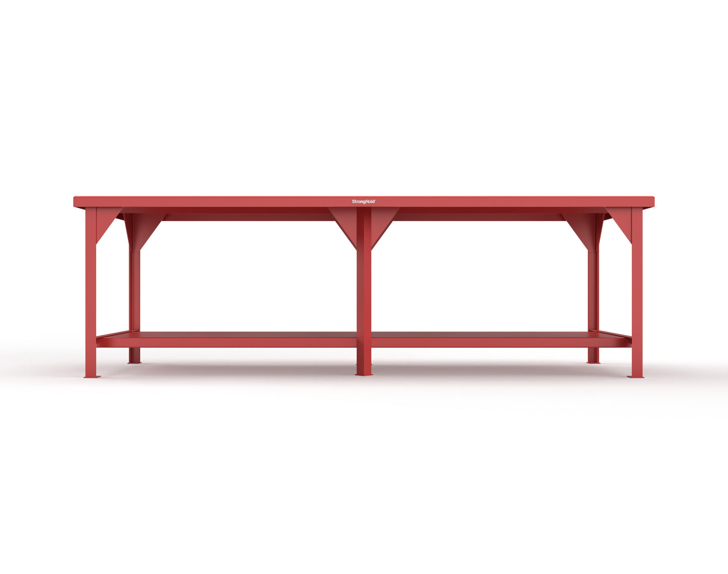 Extreme Duty 7 GA Shop Table with 1 Shelf - 108 In. W x 36 In. D x 34 In. H - T10836-3001
