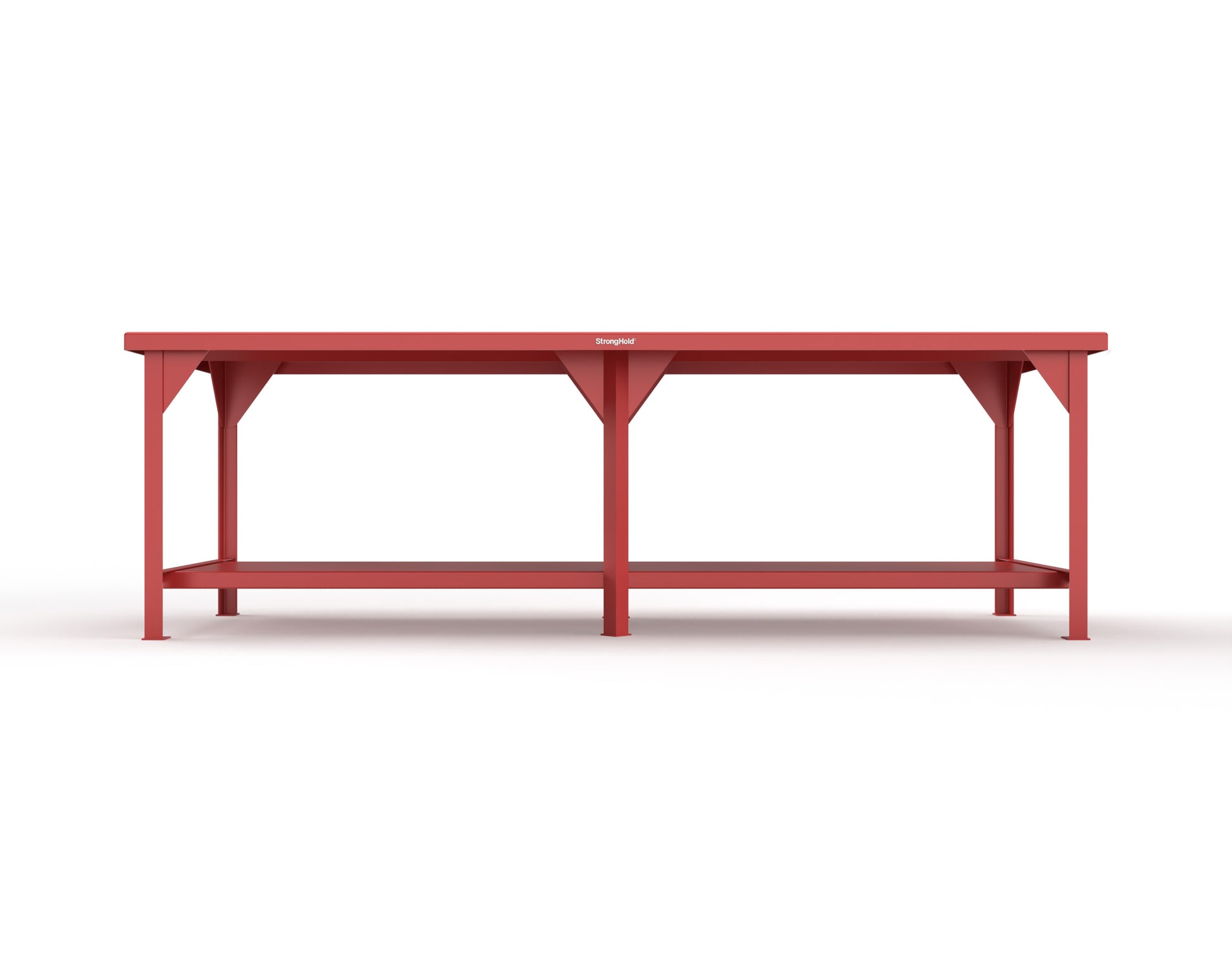 Extreme Duty 7 GA Shop Table with 1 Shelf - 108 In. W x 36 In. D x 34 In. H - T10836-3001