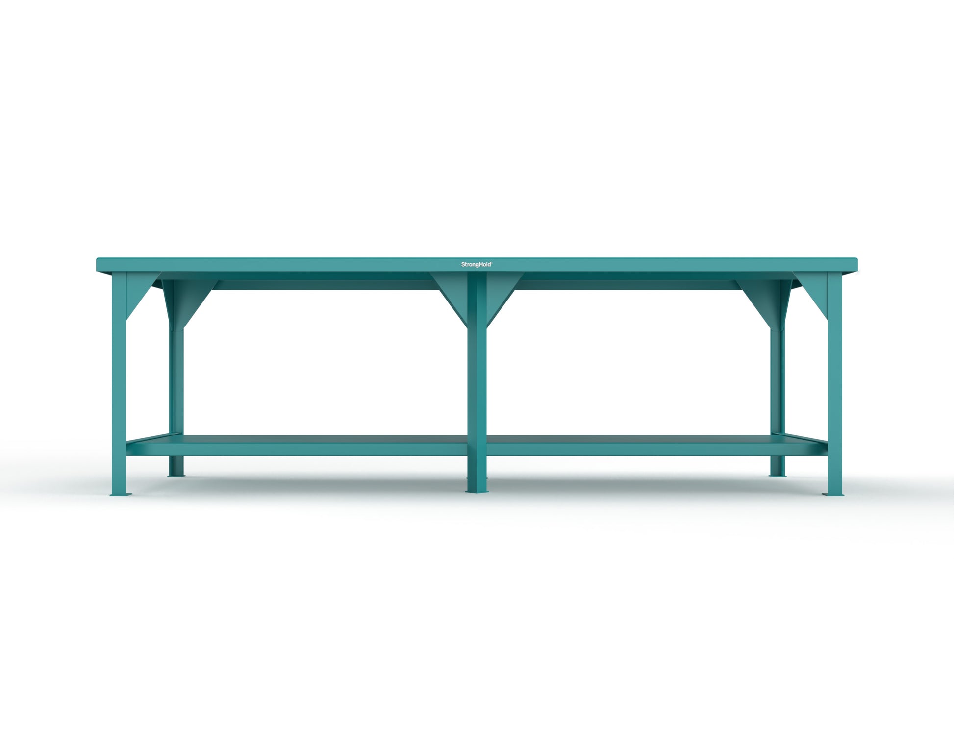 Extreme Duty 7 GA Shop Table with 1 Shelf - 108 In. W x 36 In. D x 34 In. H - T10836-5021