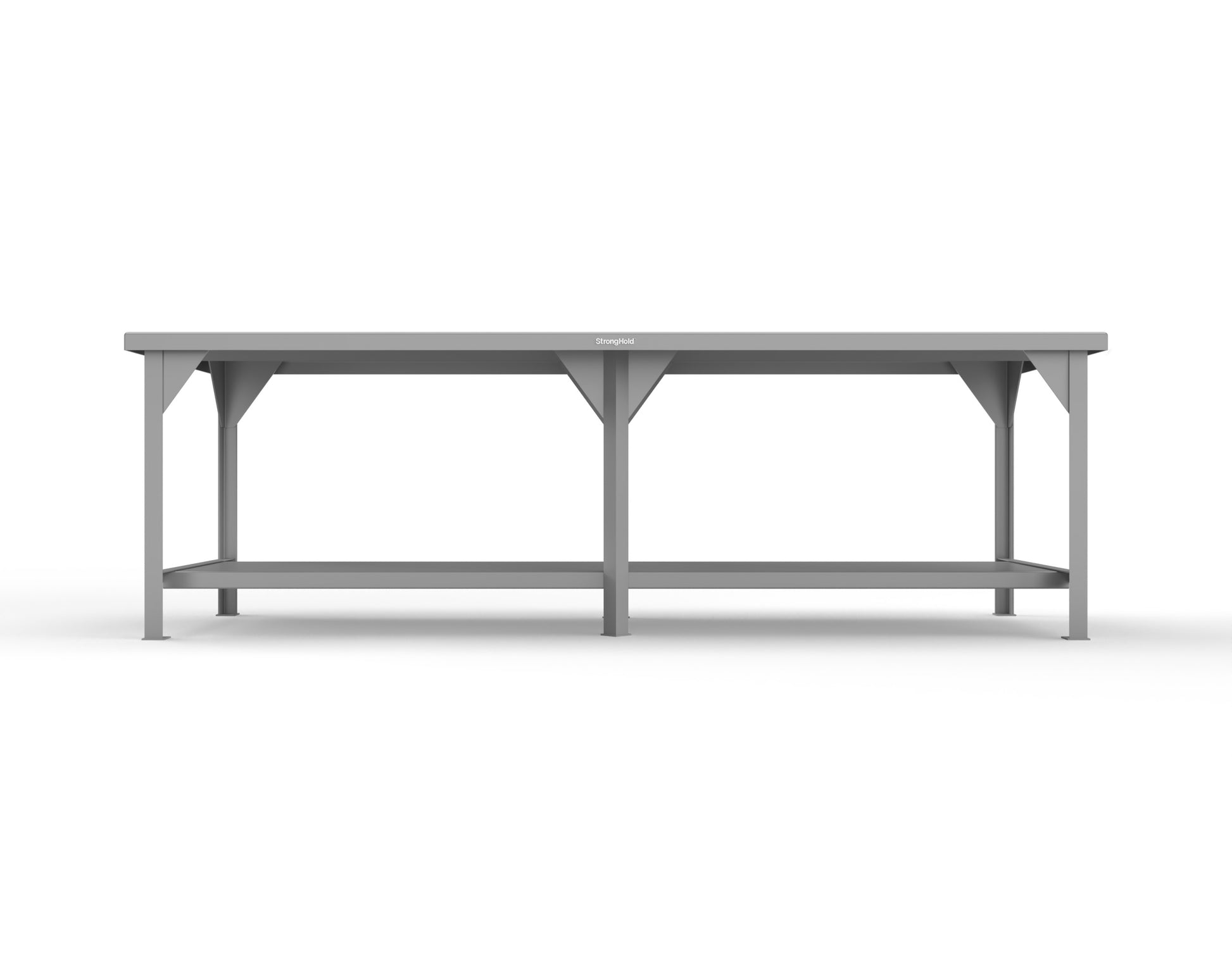 Extreme Duty 7 GA Shop Table with 1 Shelf - 108 In. W x 36 In. D x 34 In. H - T10836-7037