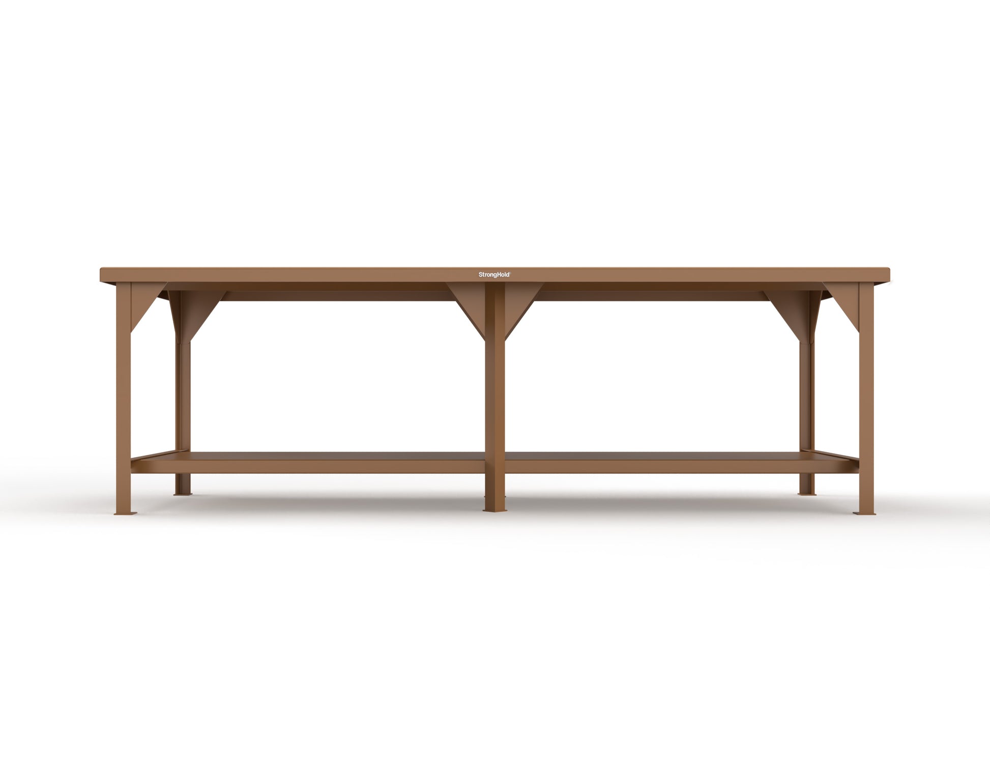 Extreme Duty 7 GA Shop Table with 1 Shelf - 108 In. W x 36 In. D x 34 In. H - T10836-8025