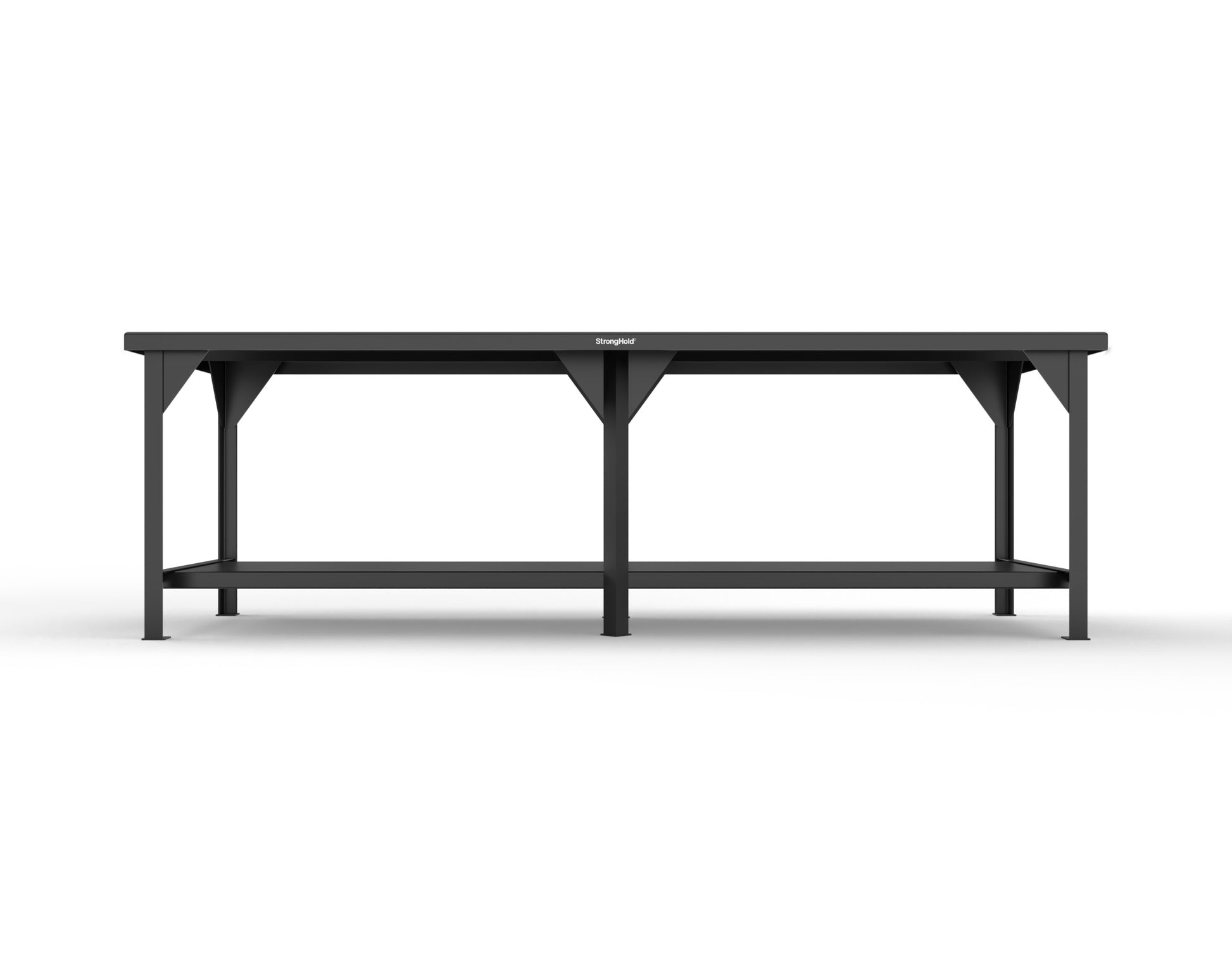 Extreme Duty 7 GA Shop Table with 1 Shelf - 108 In. W x 36 In. D x 34 In. H - T10836-9005