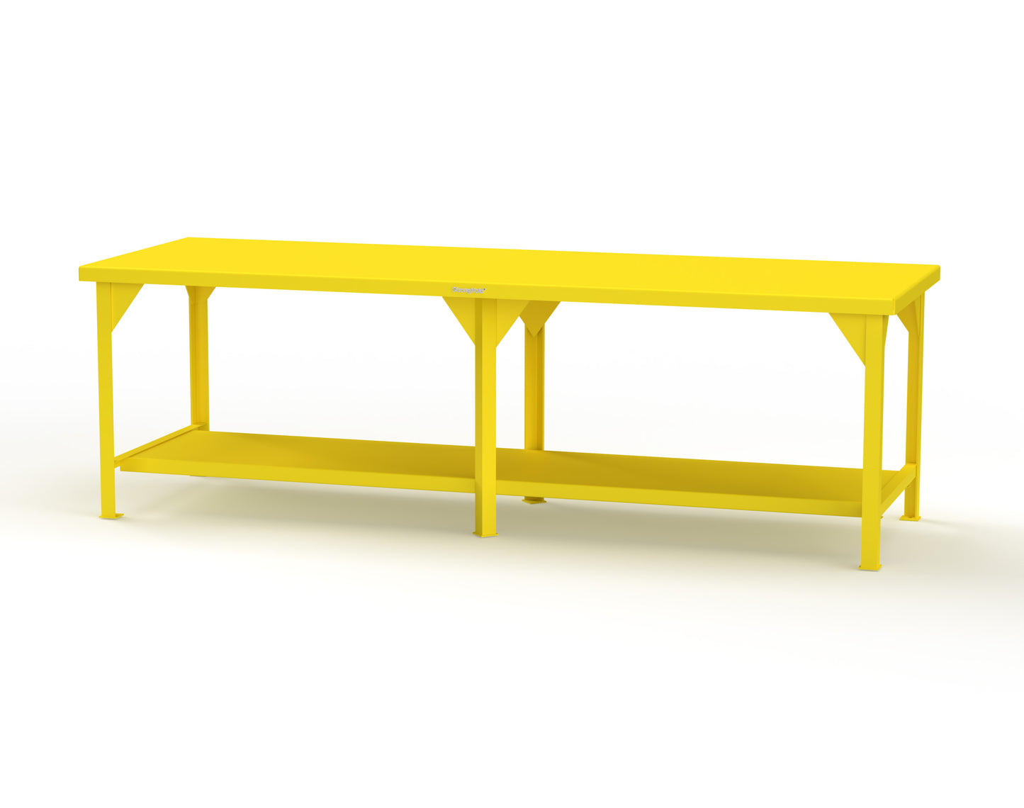 Extreme Duty 7 GA Shop Table with 1 Shelf - 108 In. W x 36 In. D x 34 In. H - T10836-1023