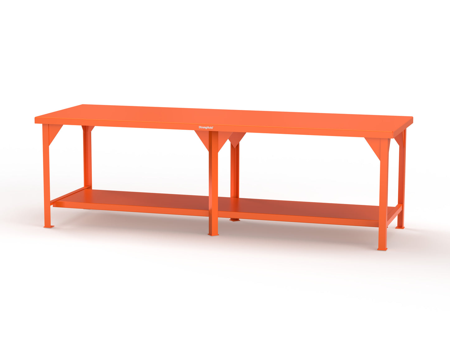 Extreme Duty 7 GA Shop Table with 1 Shelf - 108 In. W x 36 In. D x 34 In. H - T10836-2004
