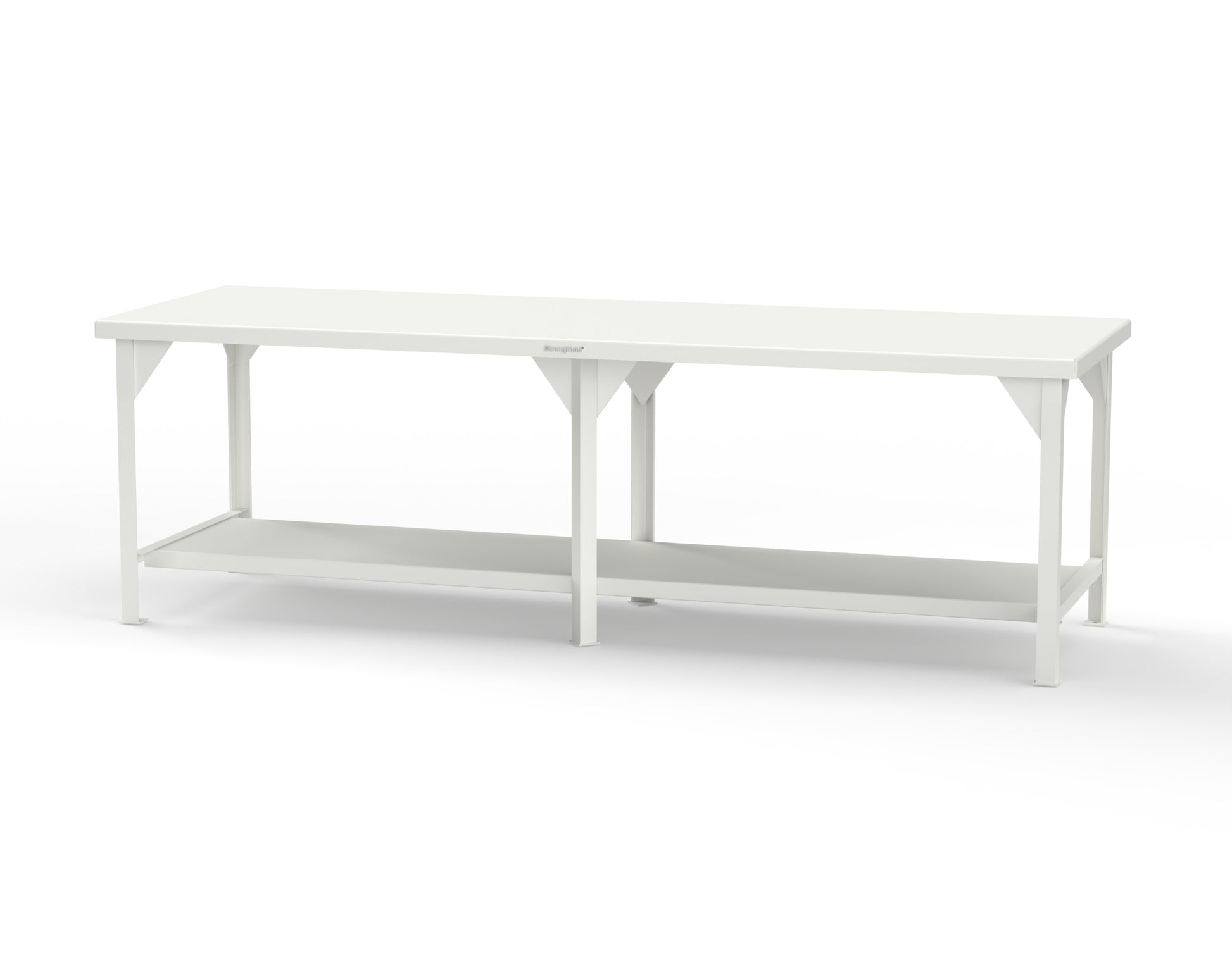 Extreme Duty 7 GA Shop Table with 1 Shelf - 108 In. W x 36 In. D x 34 In. H - T10836-9003
