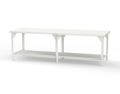 Extreme Duty 7 GA Shop Table with 1 Shelf - 108 In. W x 36 In. D x 34 In. H - T10836-9003