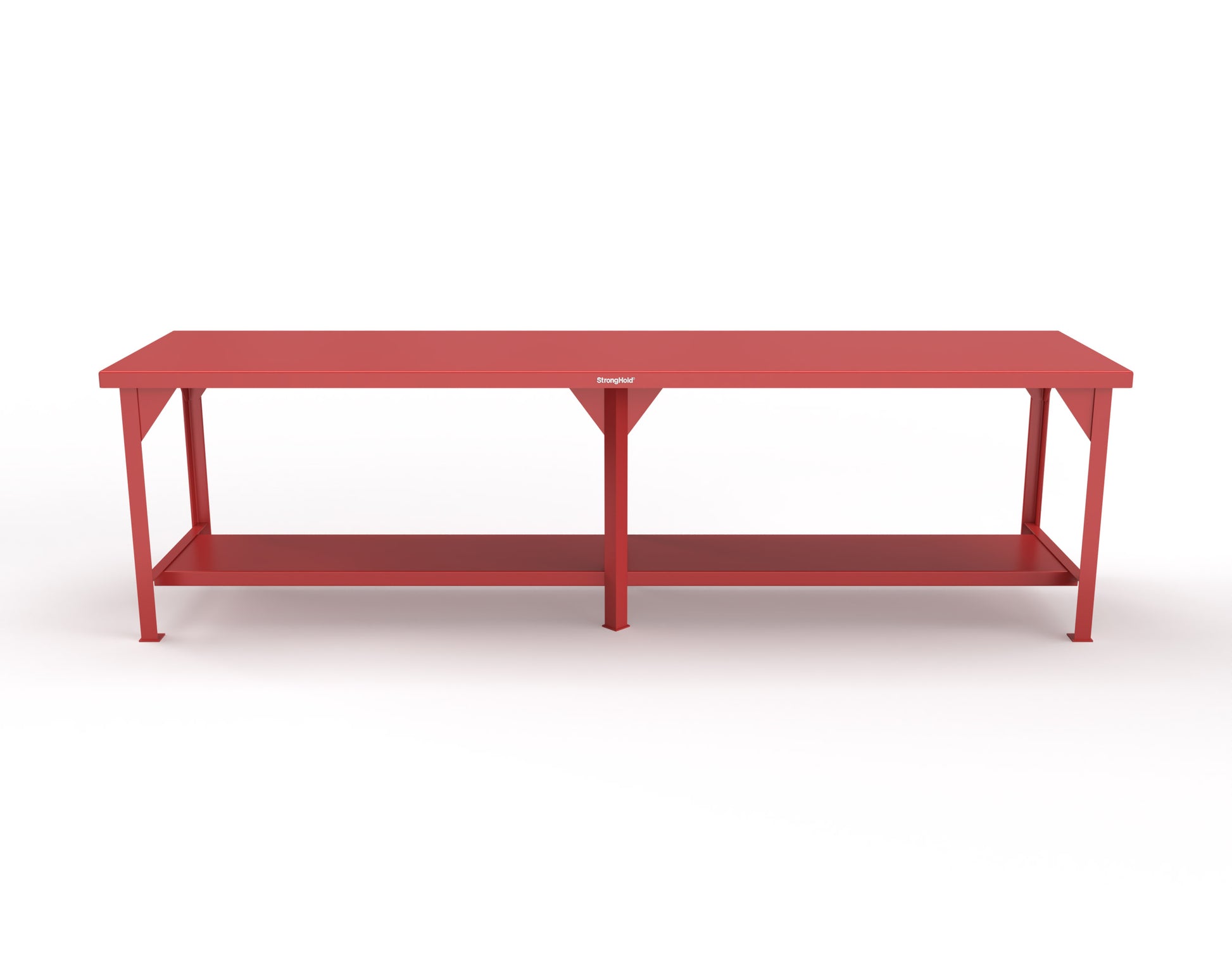 Extreme Duty 7 GA Shop Table with 1 Shelf - 120 In. W x 30 In. D x 34 In. H - T12030-3001