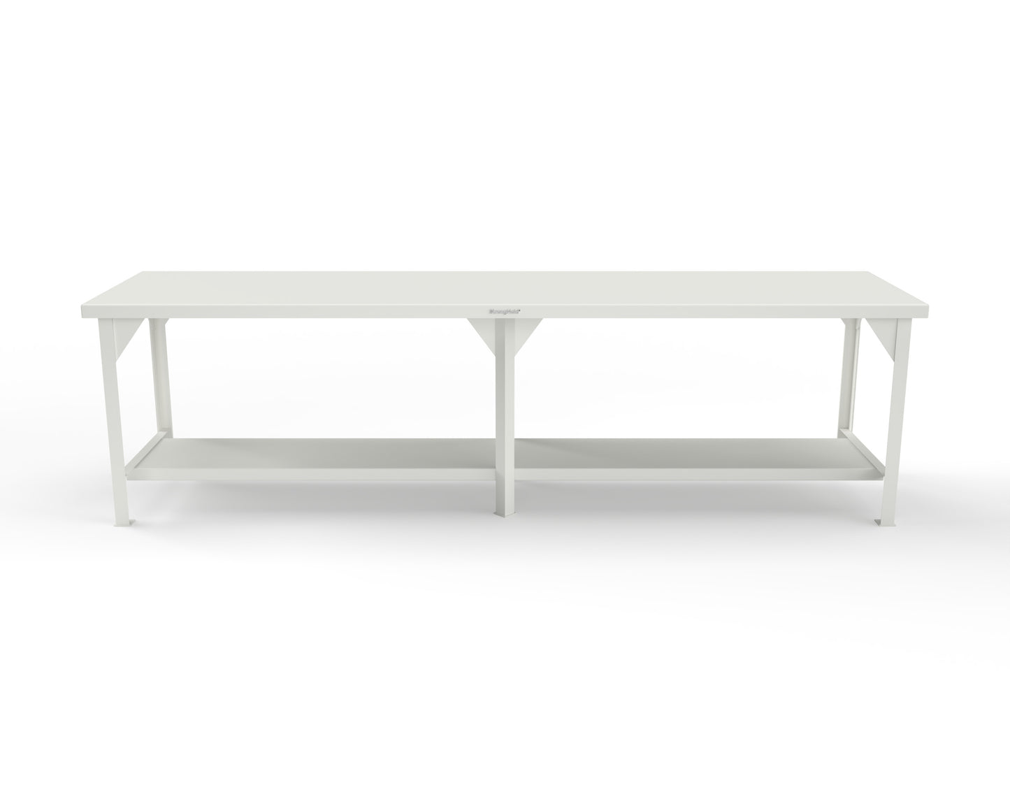 Extreme Duty 7 GA Shop Table with 1 Shelf - 120 In. W x 30 In. D x 34 In. H - T12030-9003