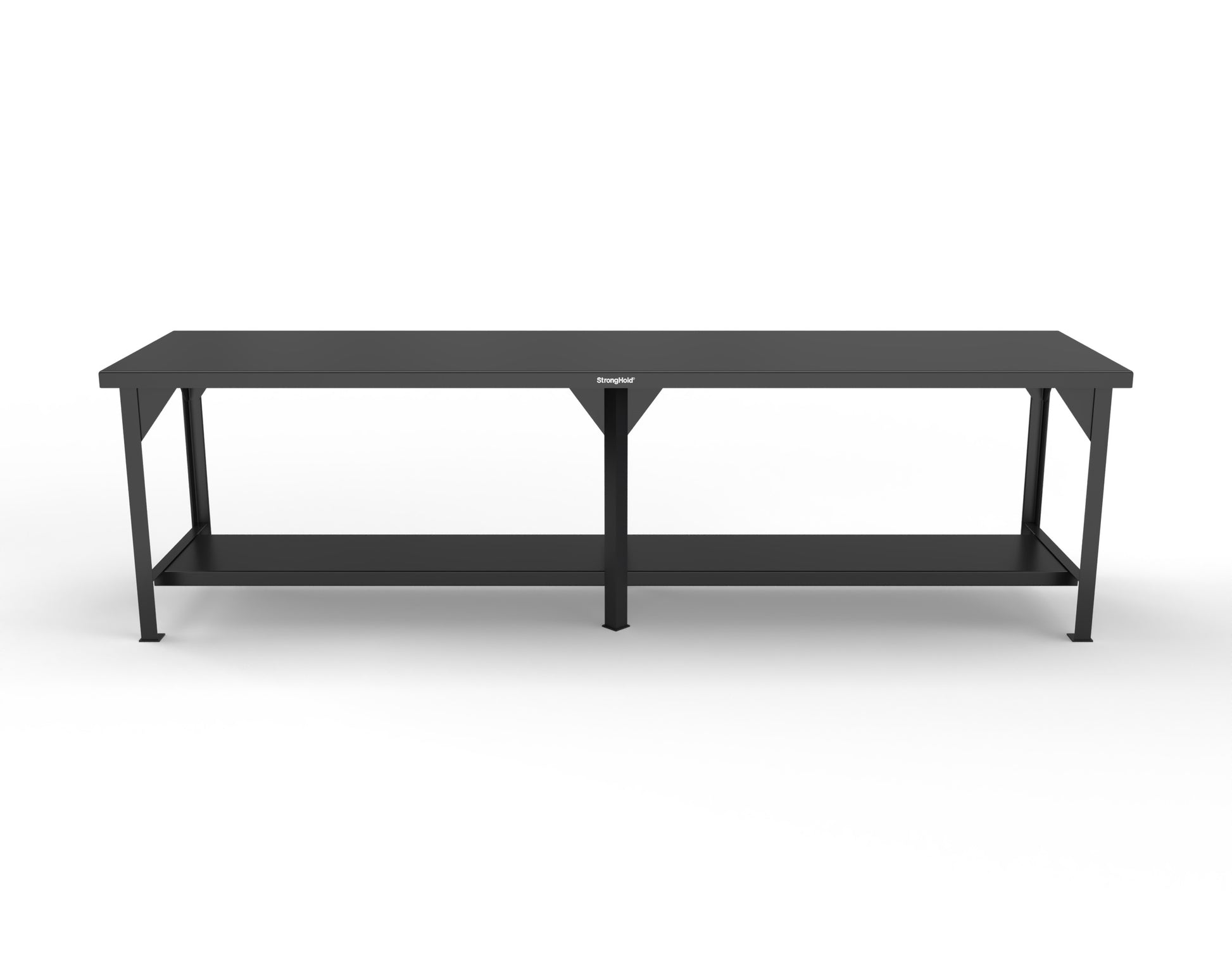 Extreme Duty 7 GA Shop Table with 1 Shelf - 120 In. W x 30 In. D x 34 In. H - T12030-9005