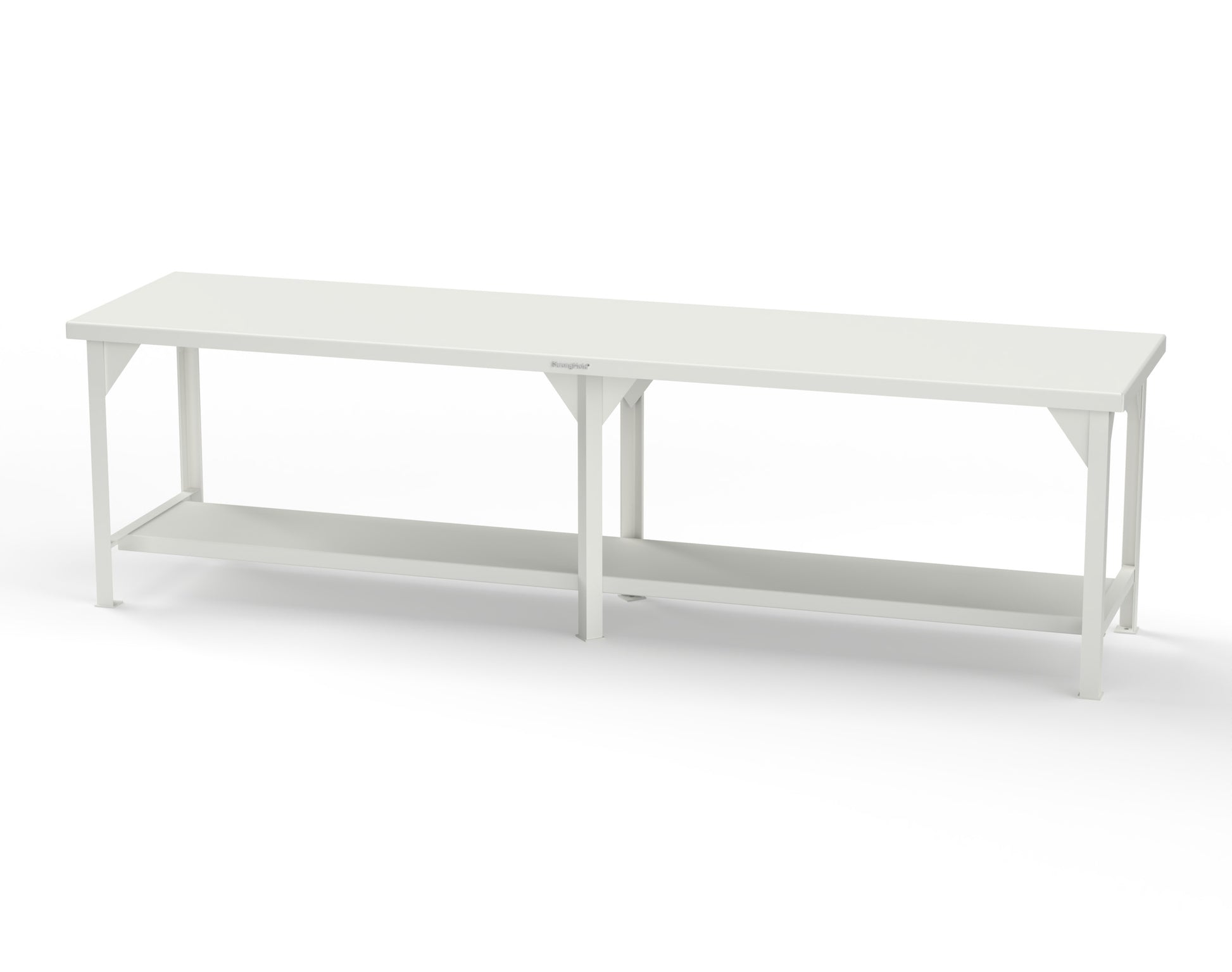 Extreme Duty 7 GA Shop Table with 1 Shelf - 120 In. W x 30 In. D x 34 In. H - T12030-9003