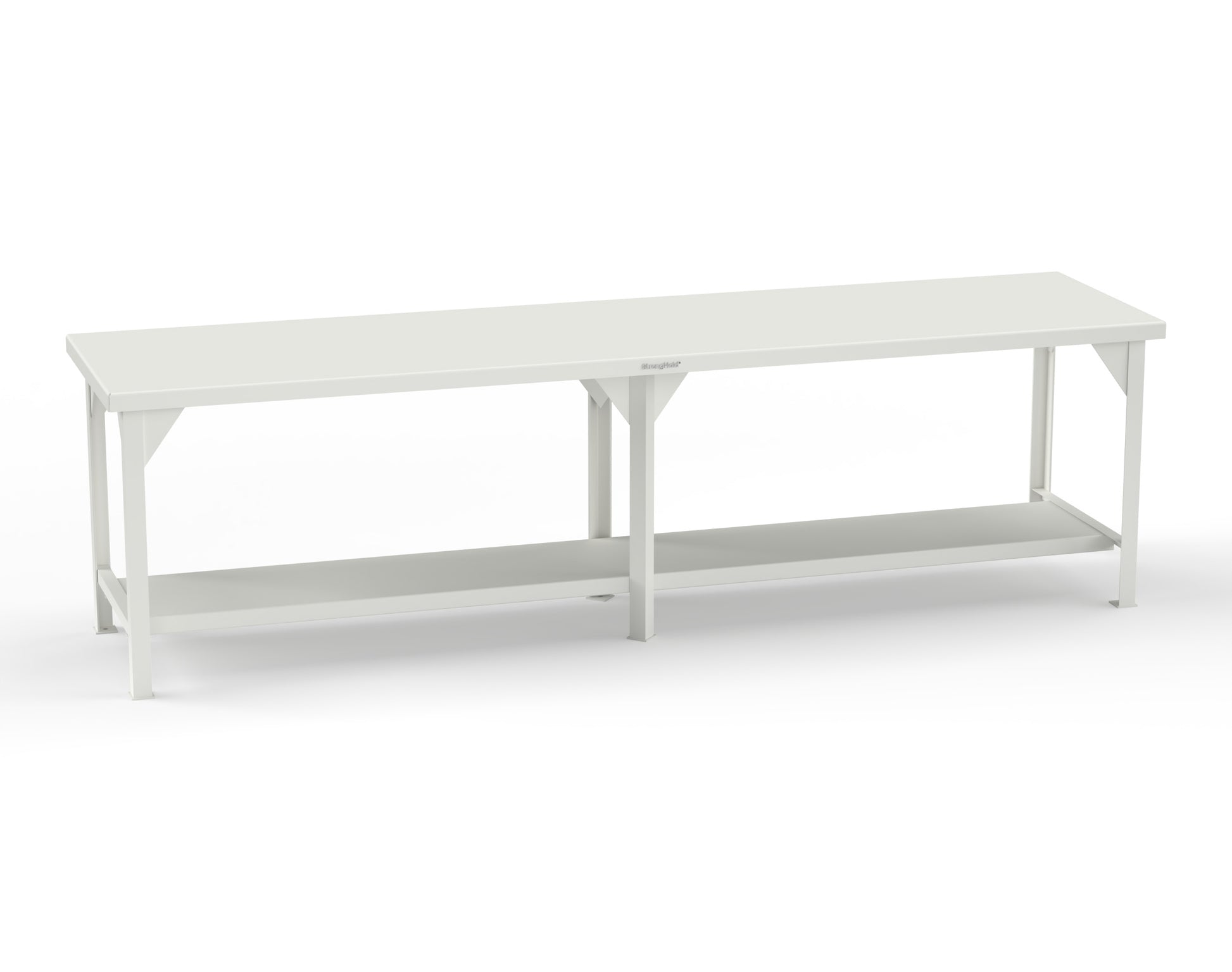 Extreme Duty 7 GA Shop Table with 1 Shelf - 120 In. W x 30 In. D x 34 In. H - T12030-9003