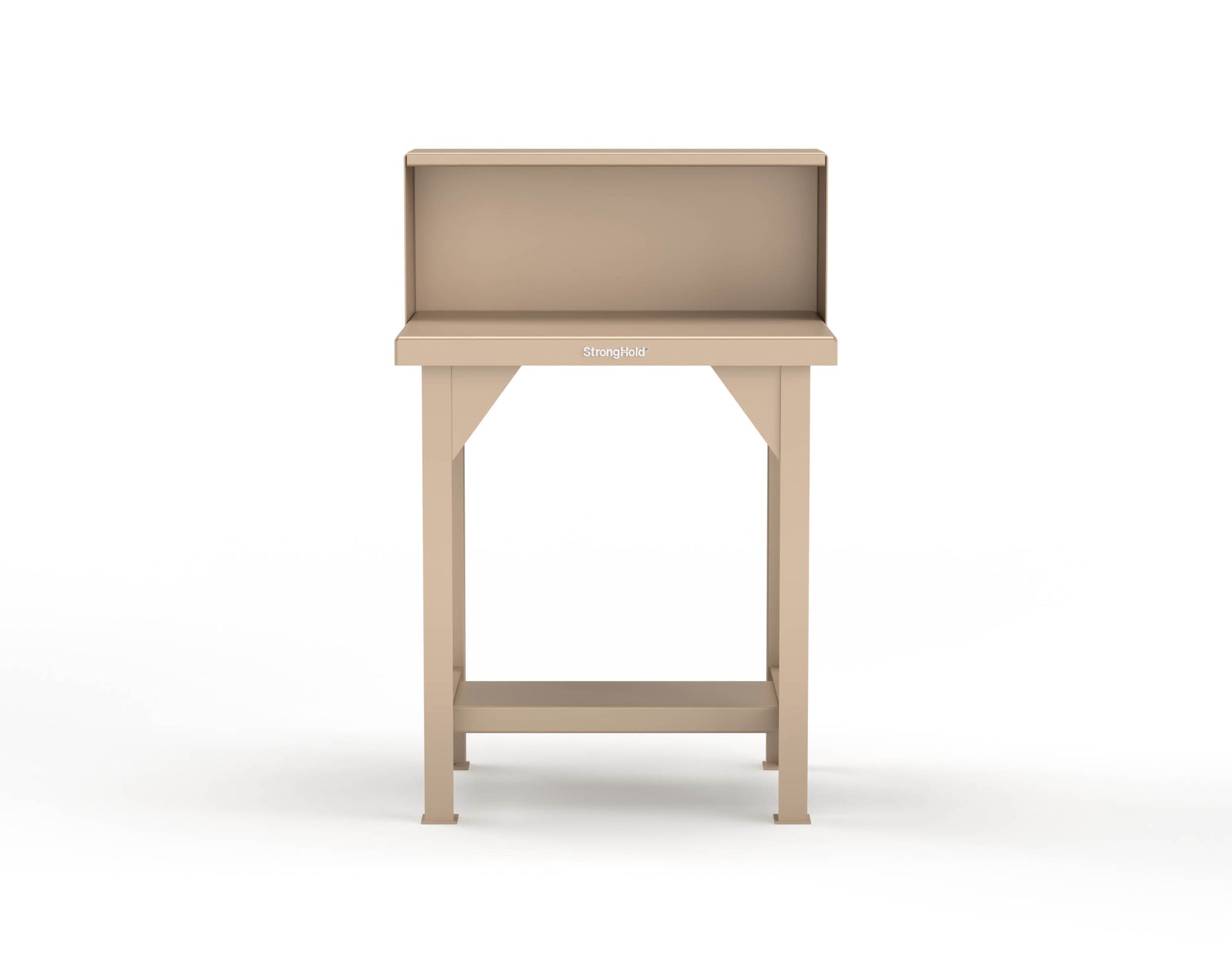 Extreme Duty 7 GA Shop Table with Riser Shelf - 30 In. W x 24 In. D x 46 In. H - T3024RS-1019