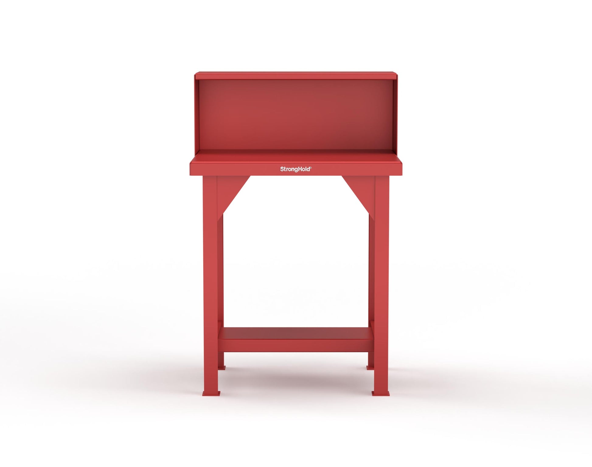 Extreme Duty 7 GA Shop Table with Riser Shelf - 30 In. W x 24 In. D x 46 In. H - T3024RS-3001