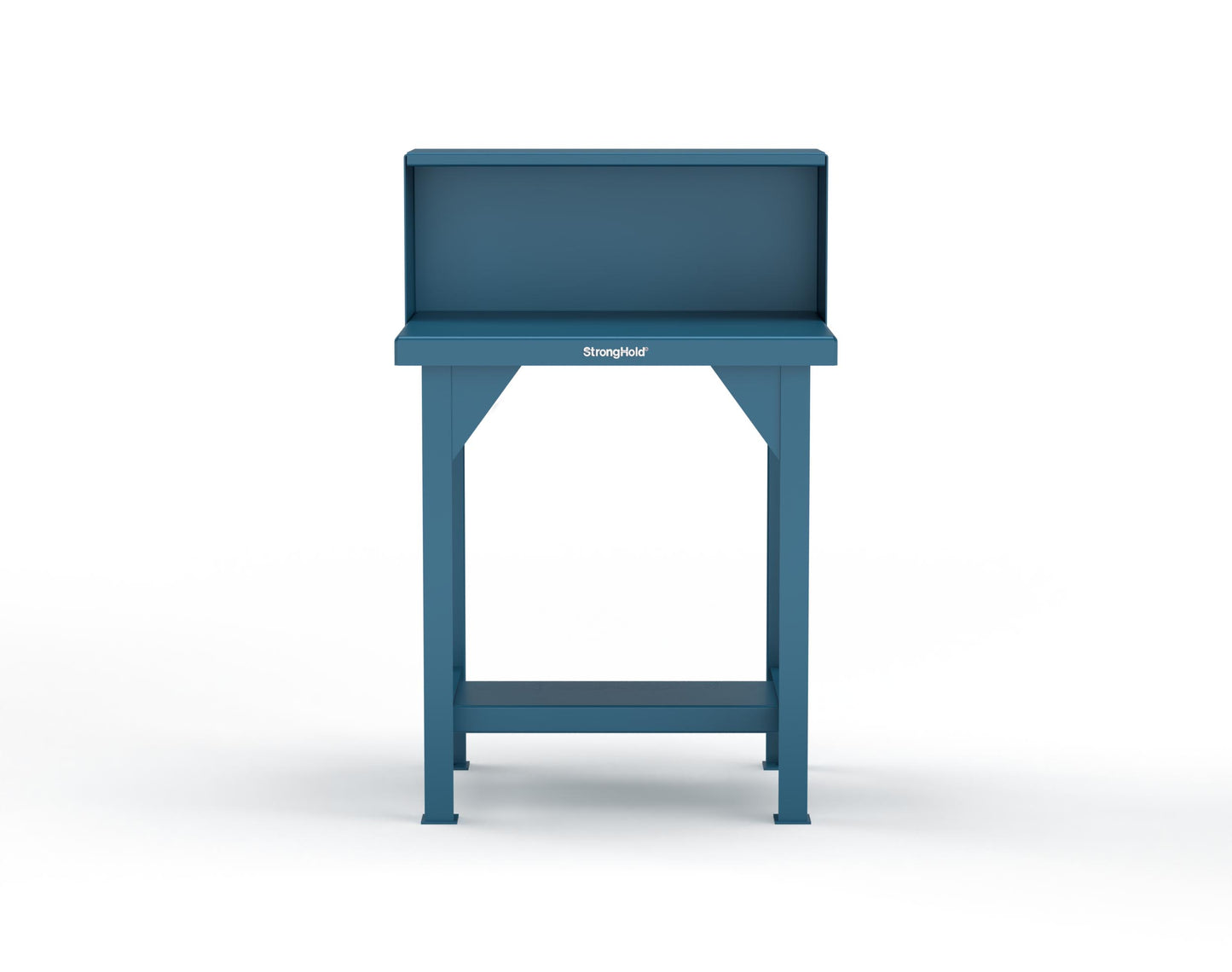 Extreme Duty 7 GA Shop Table with Riser Shelf - 30 In. W x 24 In. D x 46 In. H - T3024RS-5001