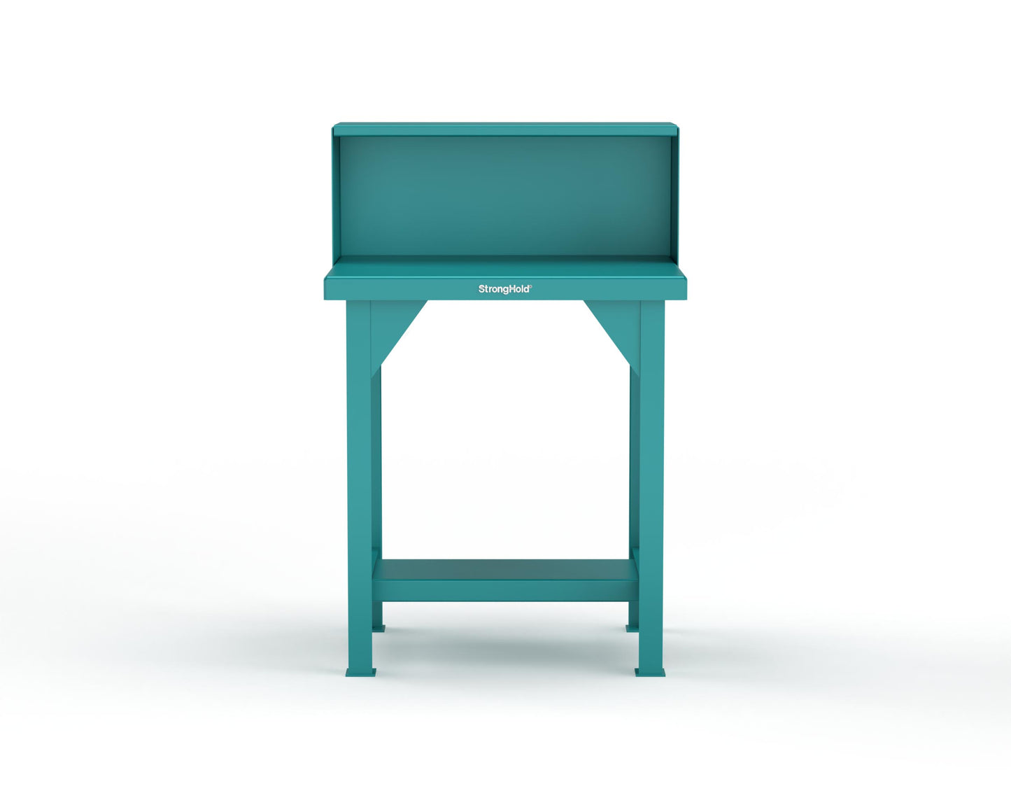Extreme Duty 7 GA Shop Table with Riser Shelf - 30 In. W x 24 In. D x 46 In. H - T3024RS-5021