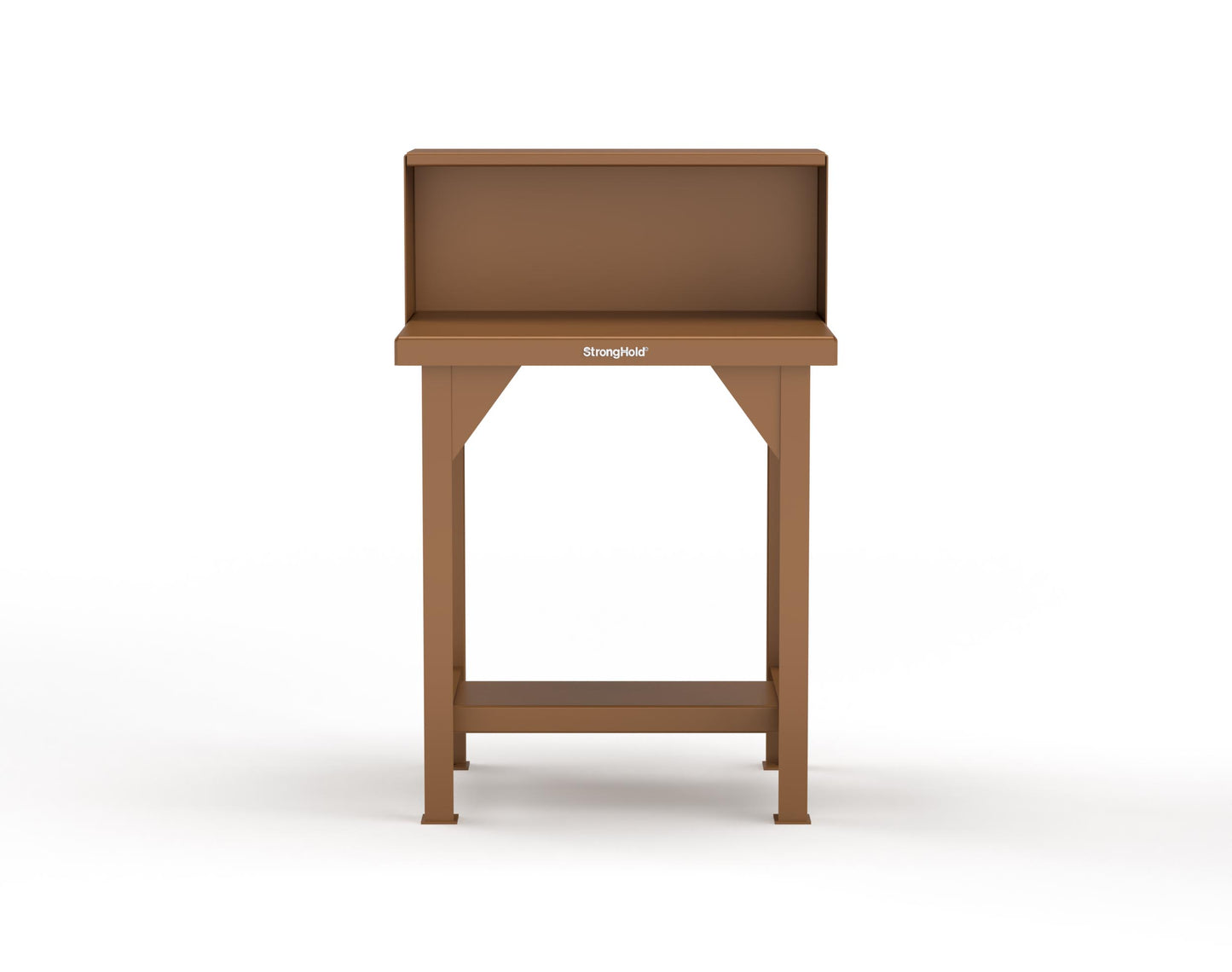 Extreme Duty 7 GA Shop Table with Riser Shelf - 30 In. W x 24 In. D x 46 In. H - T3024RS-8008