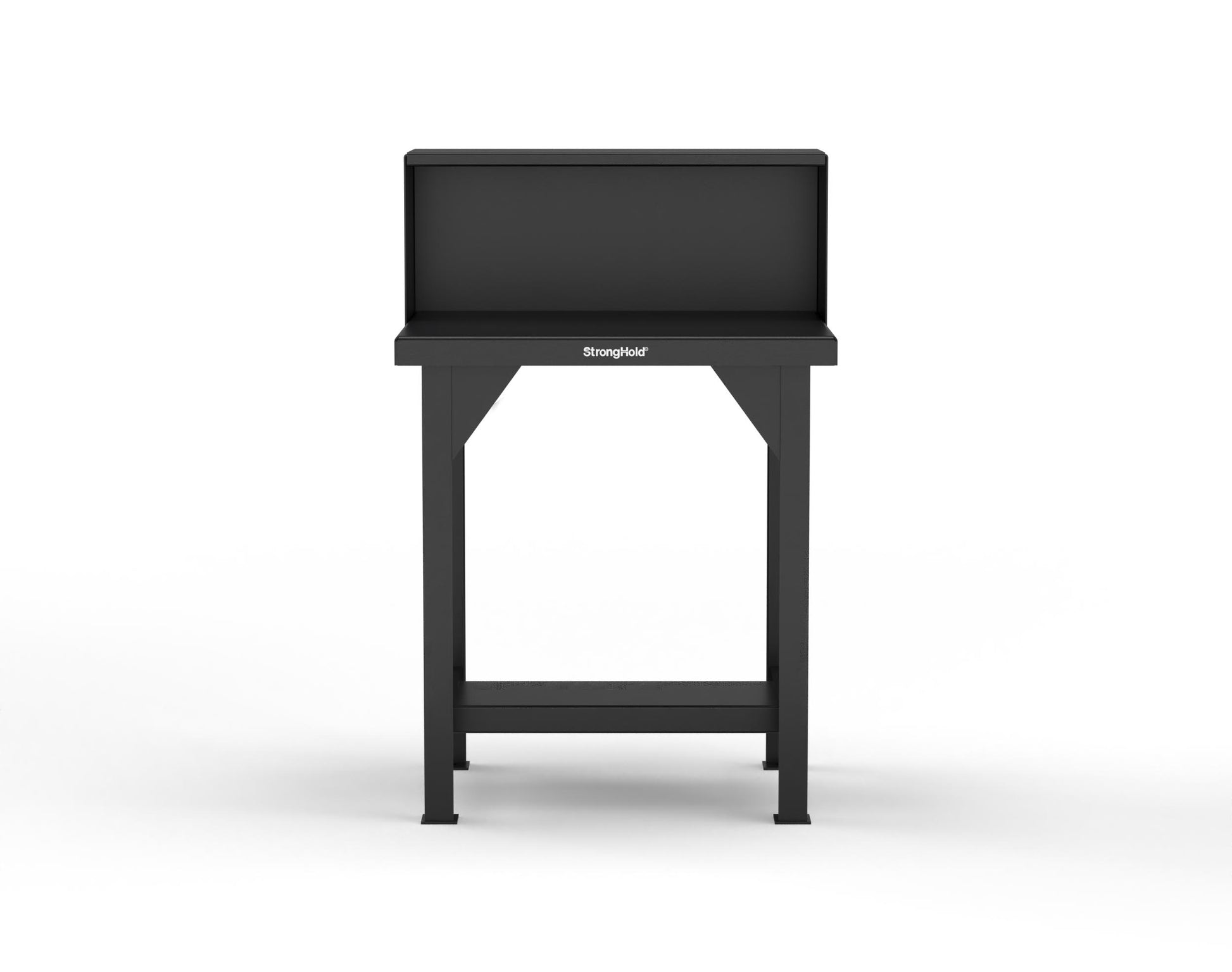 Extreme Duty 7 GA Shop Table with Riser Shelf - 30 In. W x 24 In. D x 46 In. H - T3024RS-9005