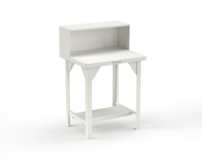 Extreme Duty 7 GA Shop Table with Riser Shelf - 30 In. W x 24 In. D x 46 In. H - T3024RS-9003