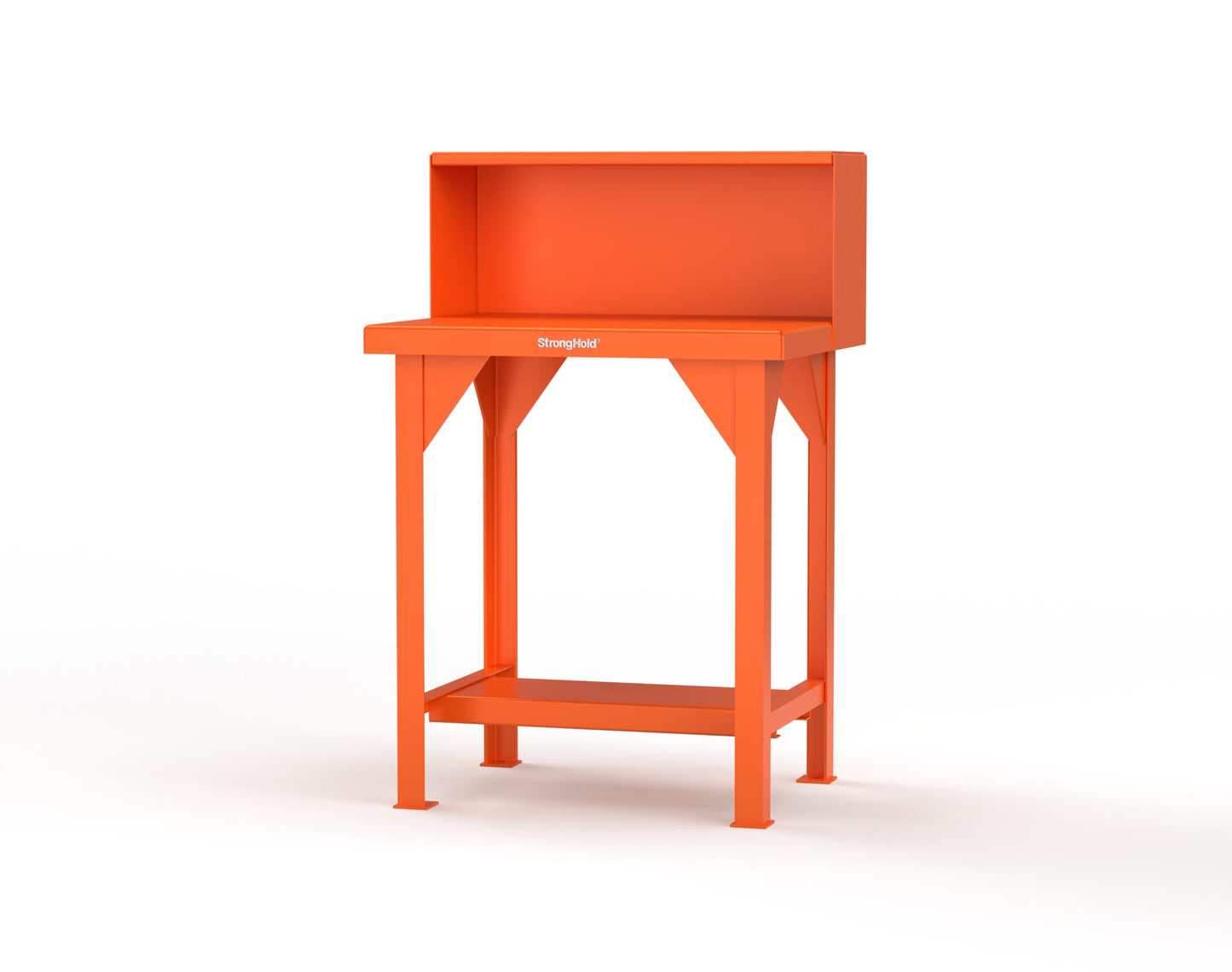Extreme Duty 7 GA Shop Table with Riser Shelf - 30 In. W x 24 In. D x 46 In. H - T3024RS-2009