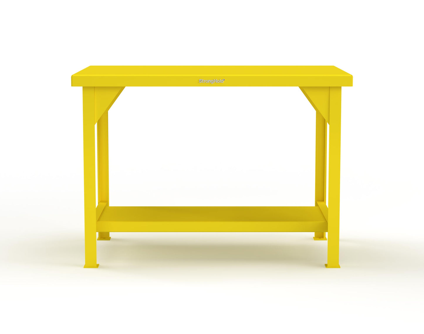 Extreme Duty 7 GA Shop Table with 1 Shelf - 48 In. W x 30 In. D x 34 In. H - T4830-1021