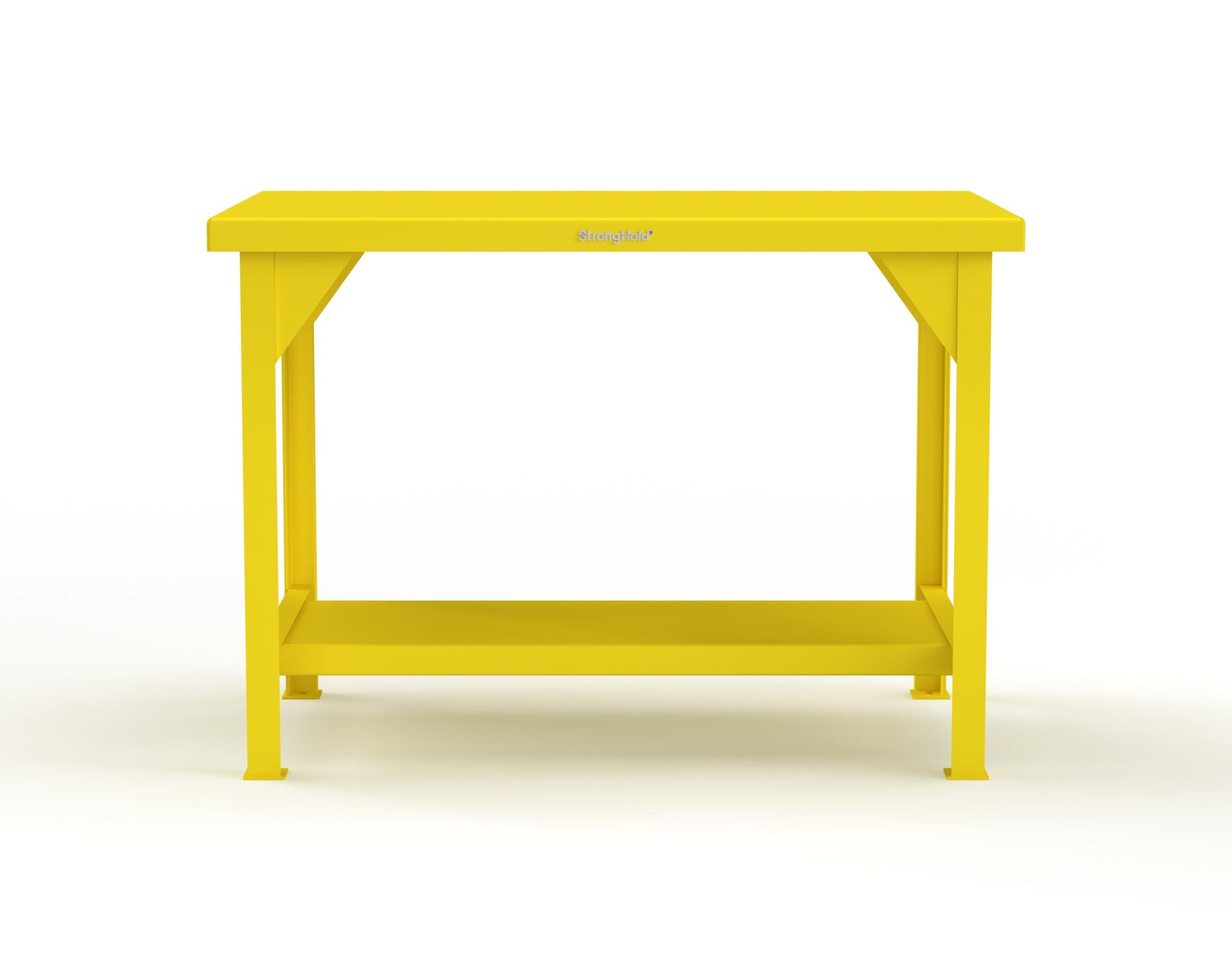 Extreme Duty 7 GA Shop Table with 1 Shelf - 48 In. W x 30 In. D x 34 In. H - T4830-1021