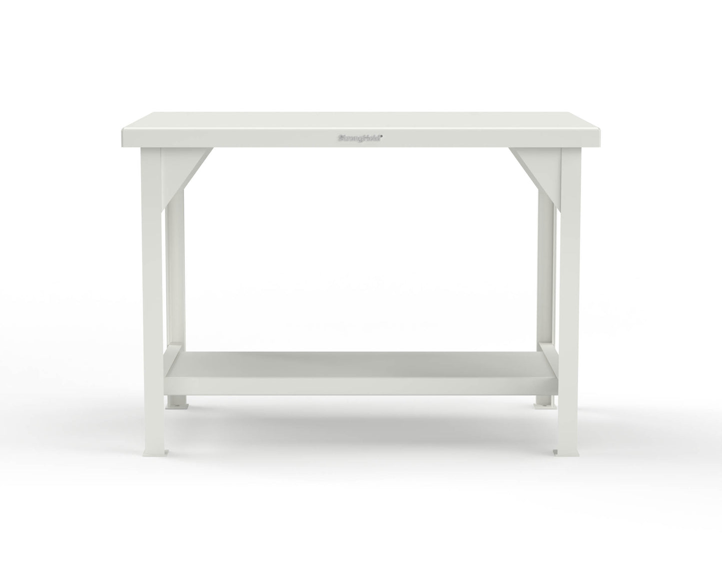 Extreme Duty 7 GA Shop Table with 1 Shelf - 48 In. W x 30 In. D x 34 In. H - T4830-9003