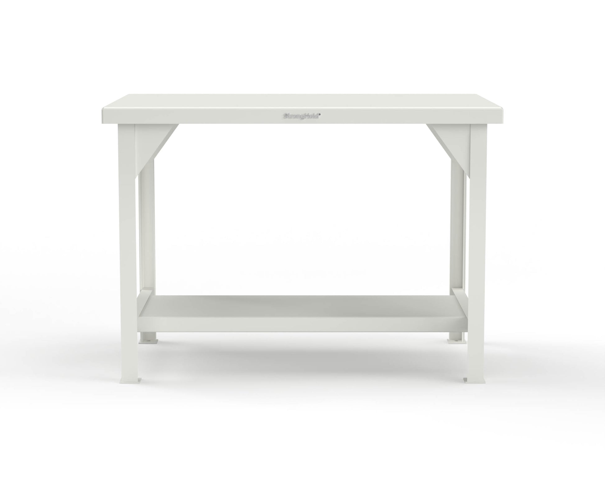 Extreme Duty 7 GA Shop Table with 1 Shelf - 48 In. W x 30 In. D x 34 In. H - T4830-9003