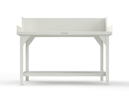 Extreme Duty 7 GA Shop Table with Side Guards, 1 Shelf - 60 In. W x 36 In. D x 46 In. H - T6036SG-9003