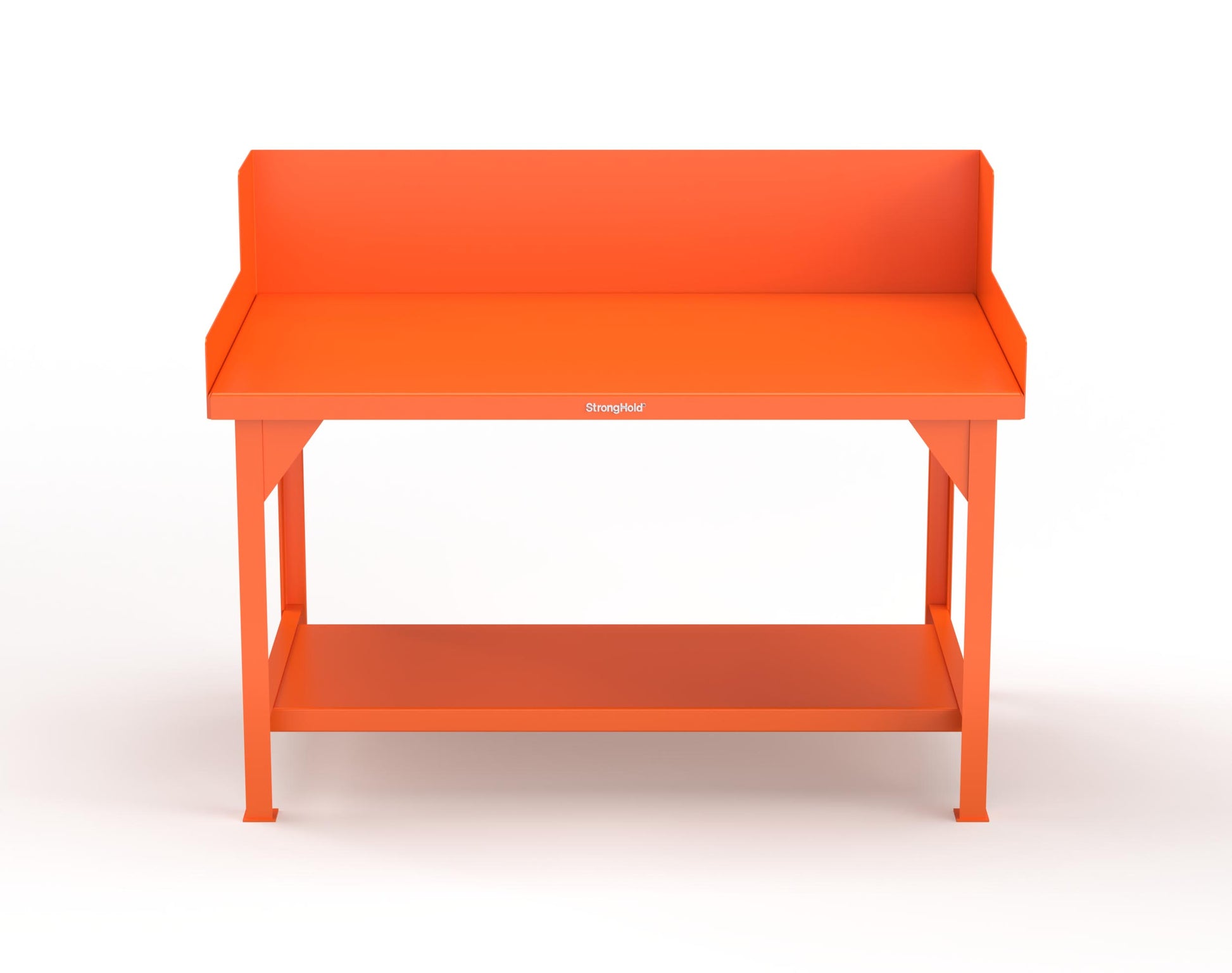 Extreme Duty 7 GA Shop Table with Side Guards, 1 Shelf - 60 In. W x 36 In. D x 46 In. H - T6036SG-2009