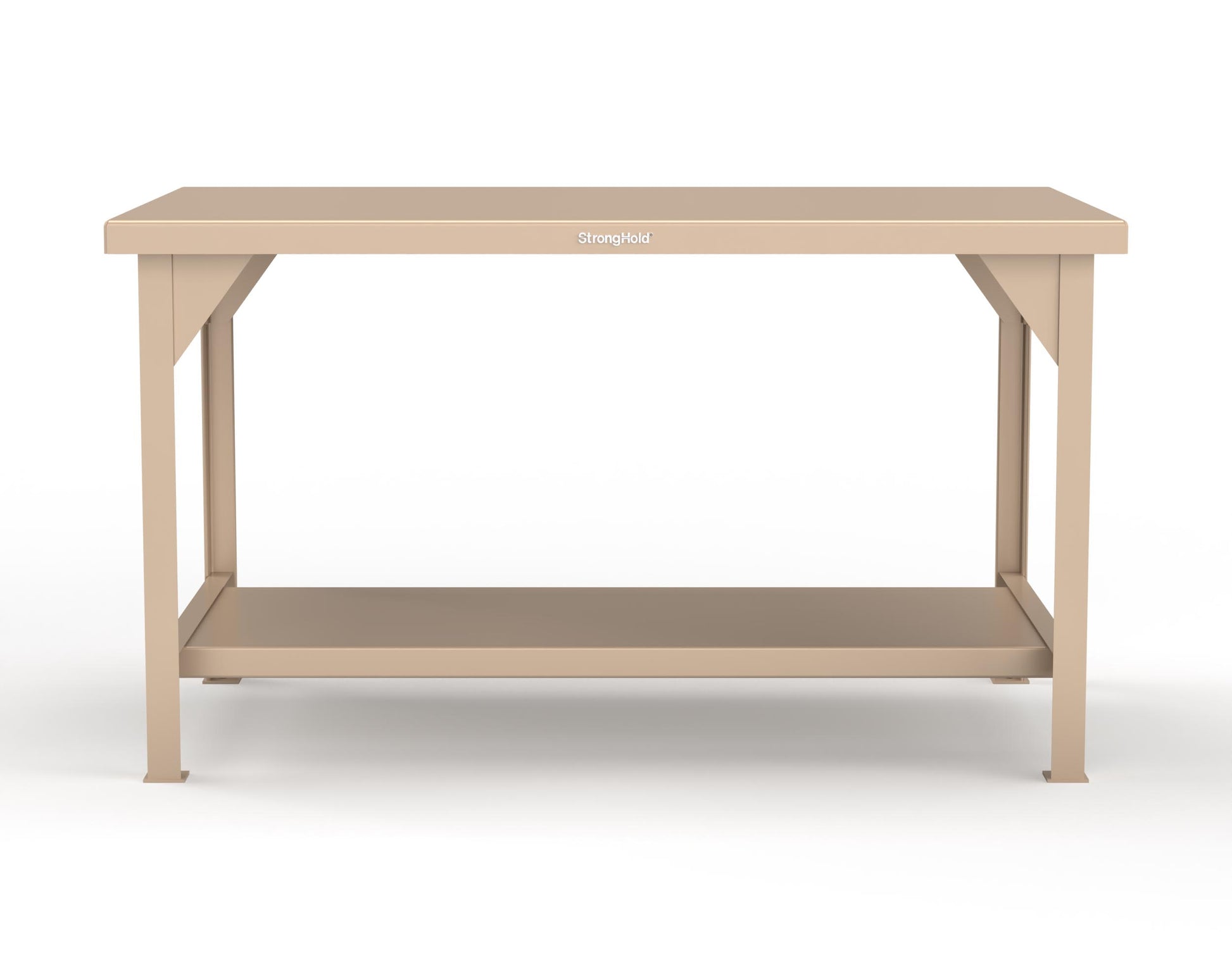 Extreme Duty 7 GA Shop Table with 1 Shelf - 60 In. W x 36 In. D x 34 In. H - T6036-1019