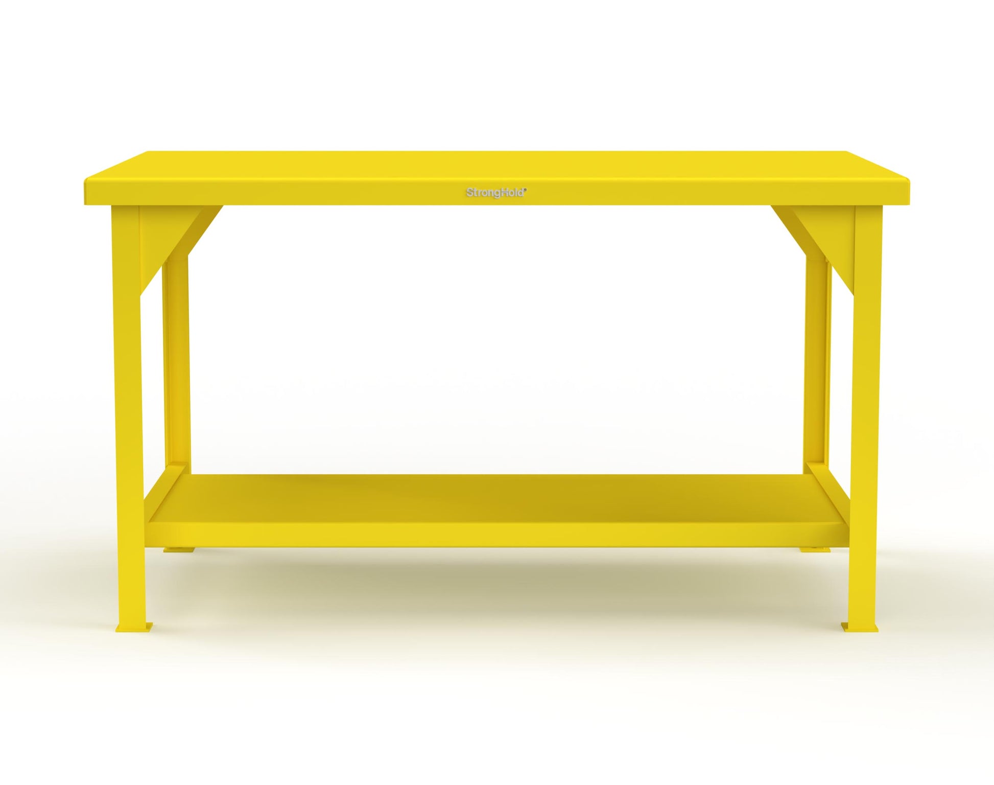 Extreme Duty 7 GA Shop Table with 1 Shelf - 60 In. W x 36 In. D x 34 In. H - T6036-1021