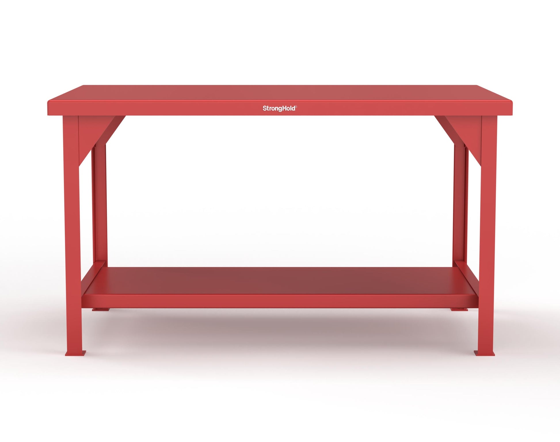Extreme Duty 7 GA Shop Table with 1 Shelf - 60 In. W x 36 In. D x 34 In. H - T6036-3001