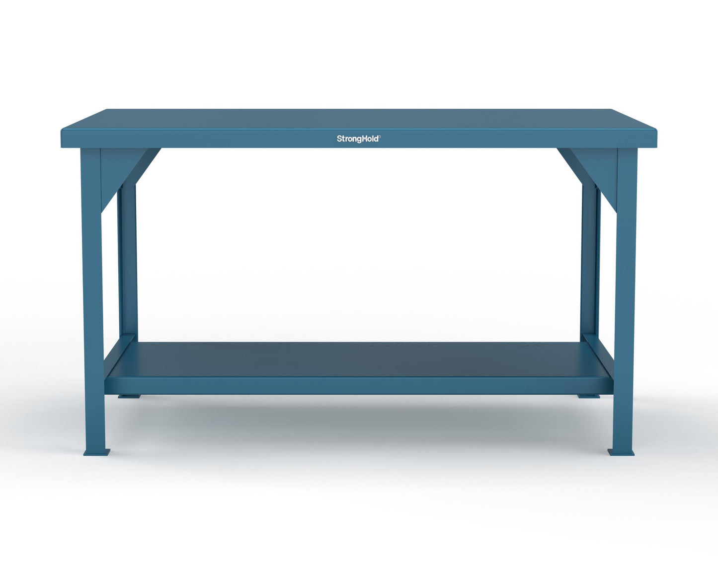 Extreme Duty 7 GA Shop Table with 1 Shelf - 60 In. W x 36 In. D x 34 In. H - T6036-5001