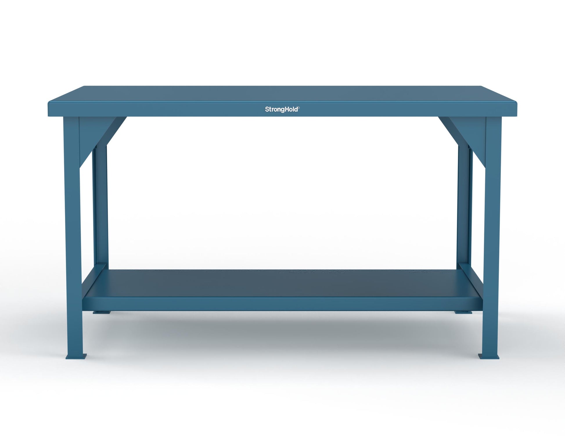 Extreme Duty 7 GA Shop Table with 1 Shelf - 60 In. W x 36 In. D x 34 In. H - T6036-5001